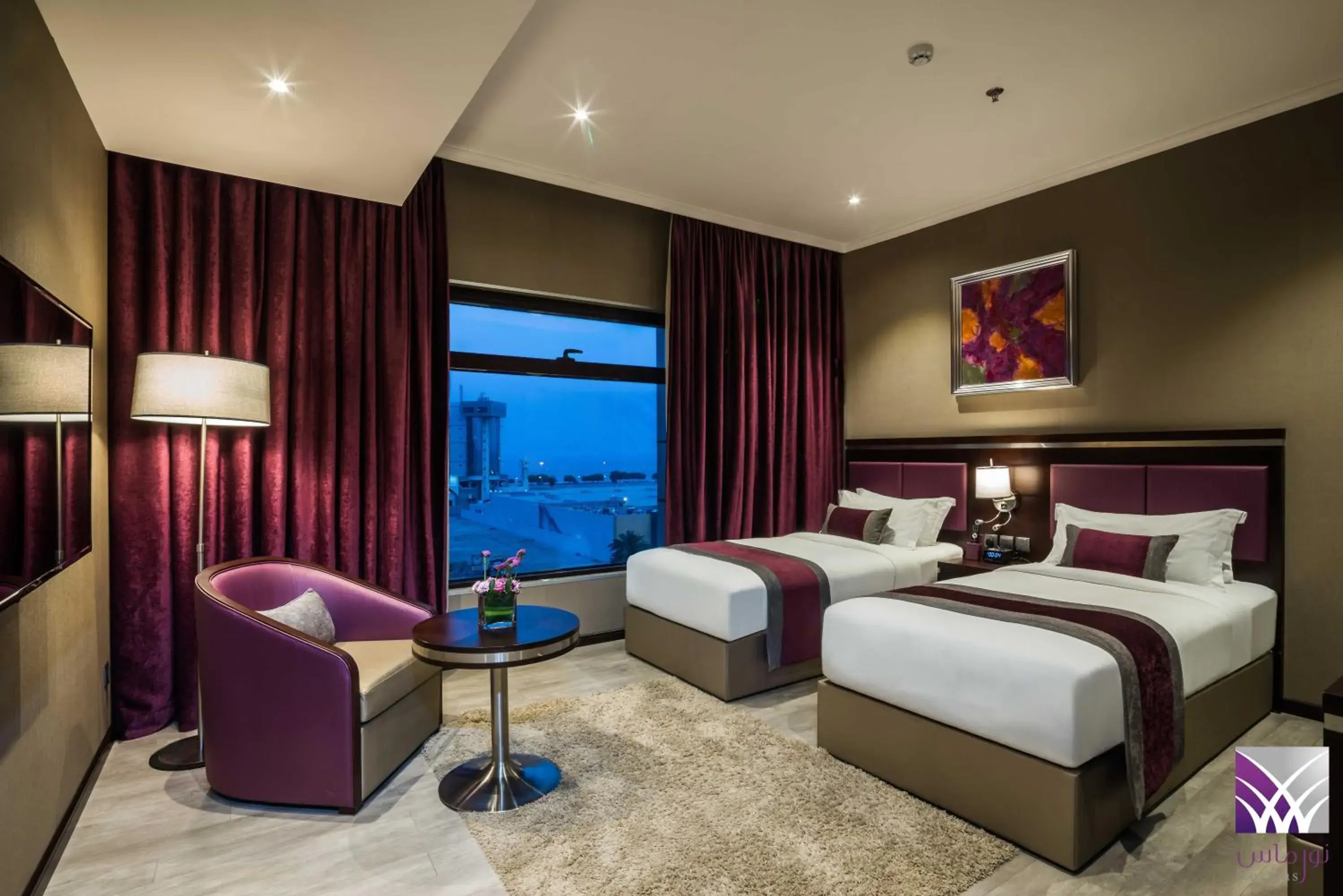 Twin Room with Terrace in Normas Hotel Twin Room with Terrace in Normas Hotel