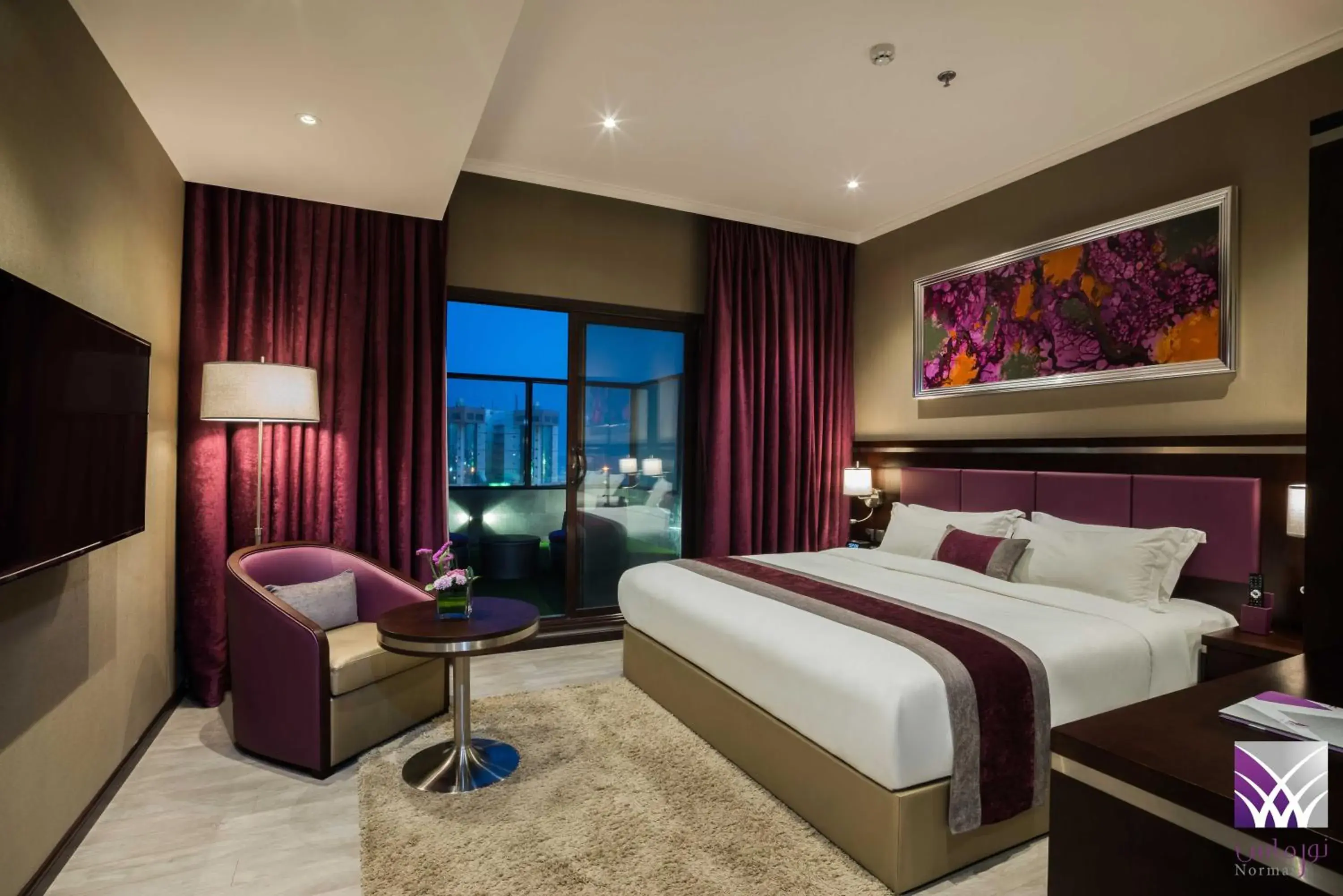 Double Room with Terrace in Normas Hotel Double Room with Terrace in Normas Hotel