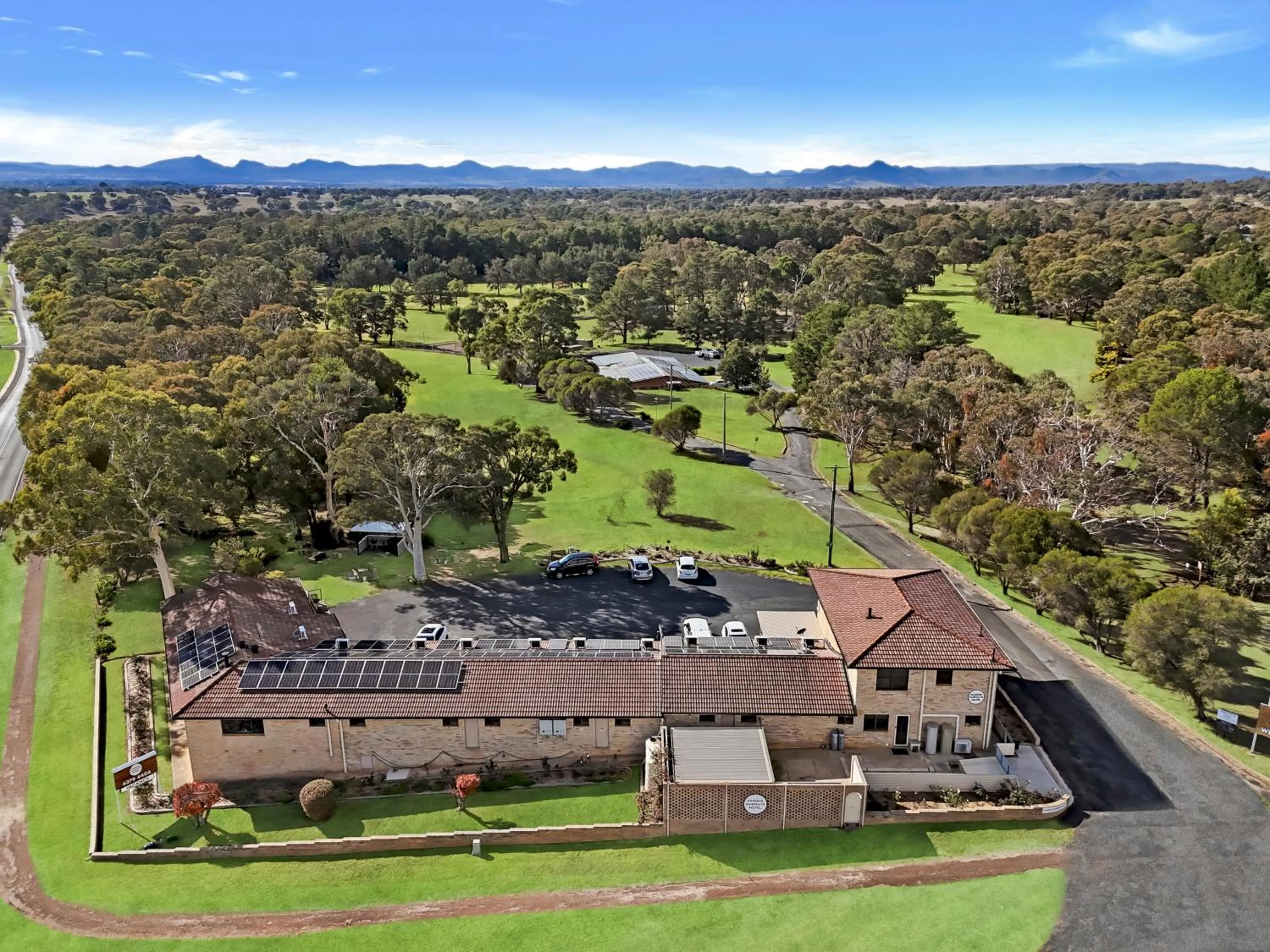 Bird's eye view in Kandos Fairways Motel