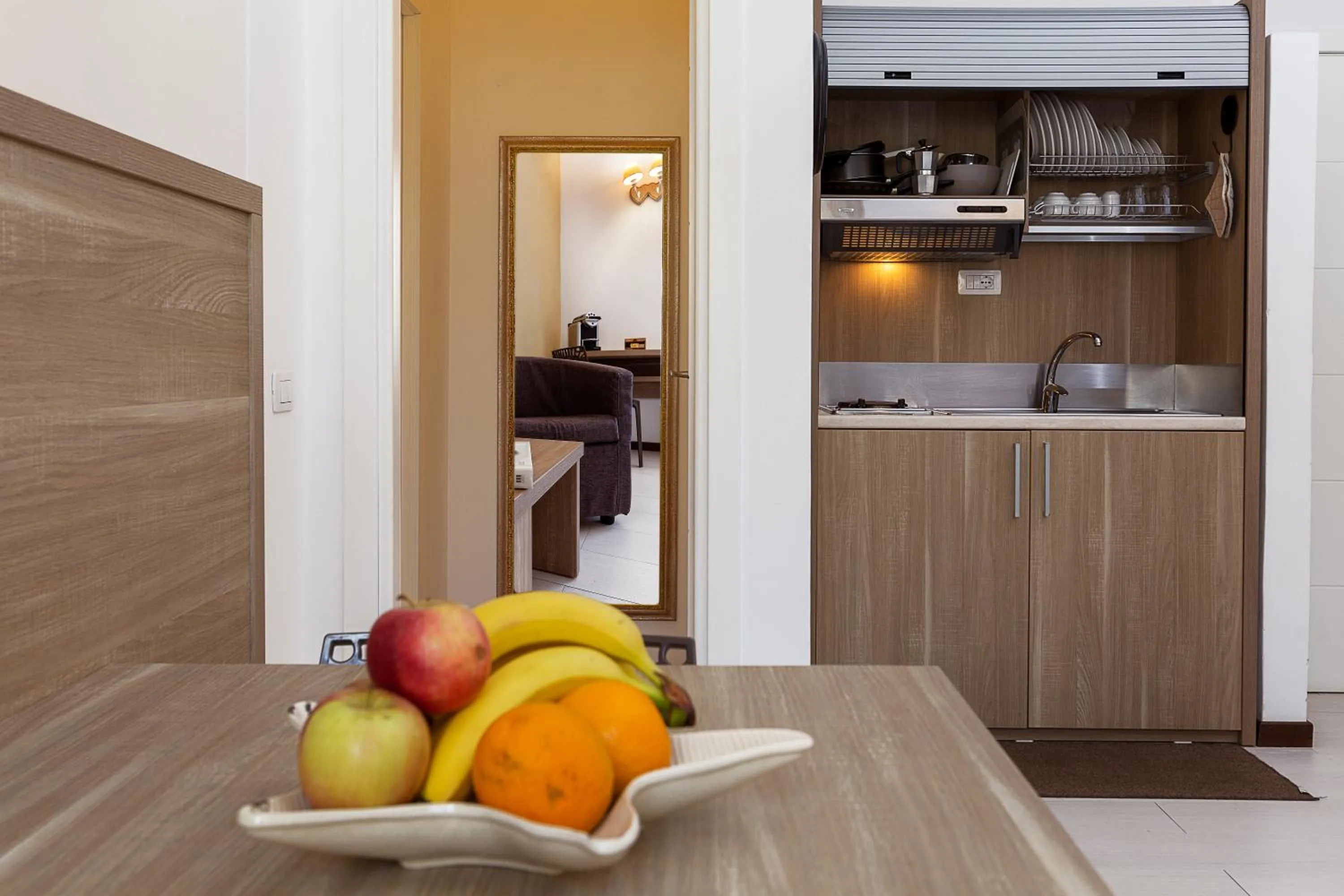 Kitchen or kitchenette in Le Residenze del Centro