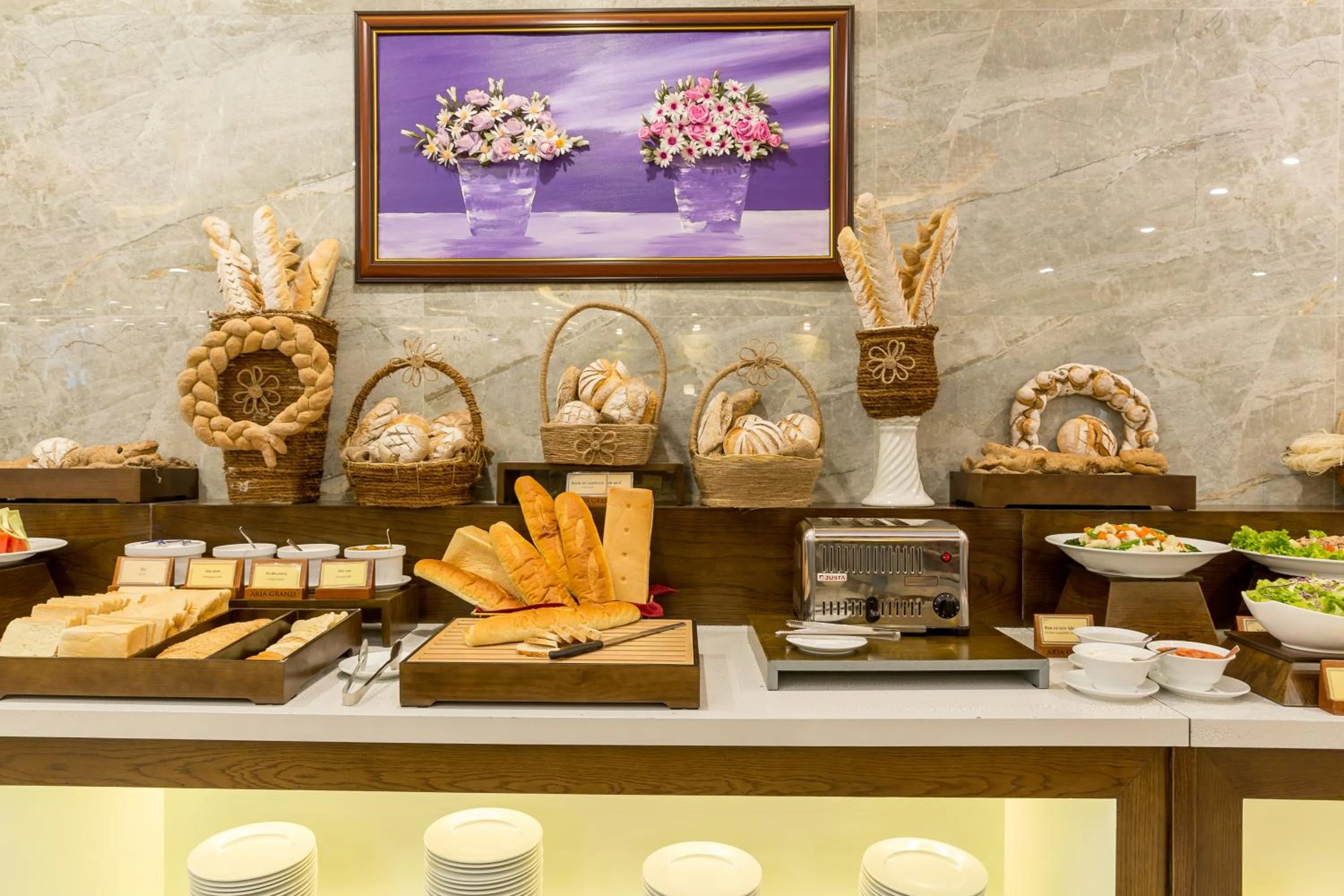 Buffet breakfast in Aria Grand Hotel & Spa