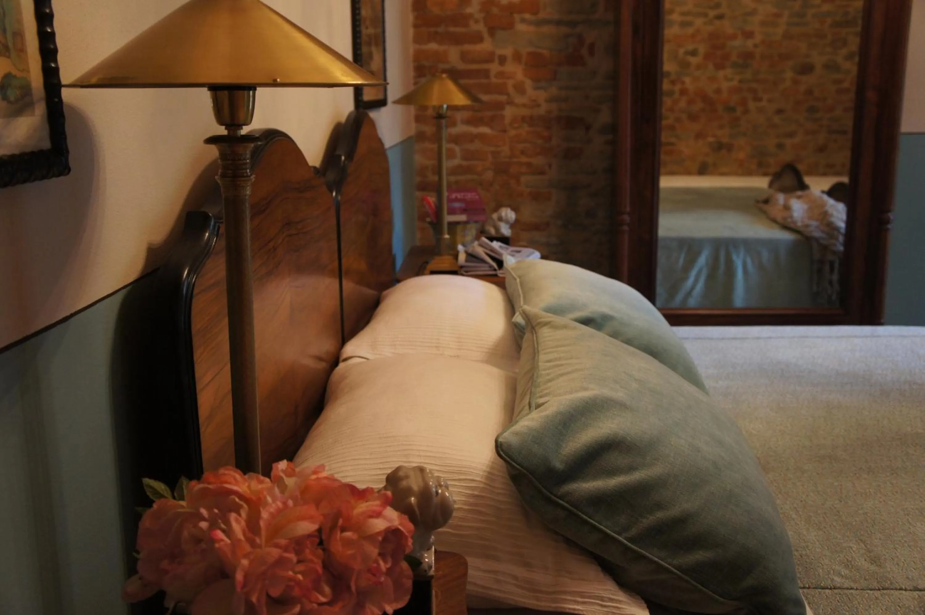 Decorative detail, Bed in Casa Dellatorre