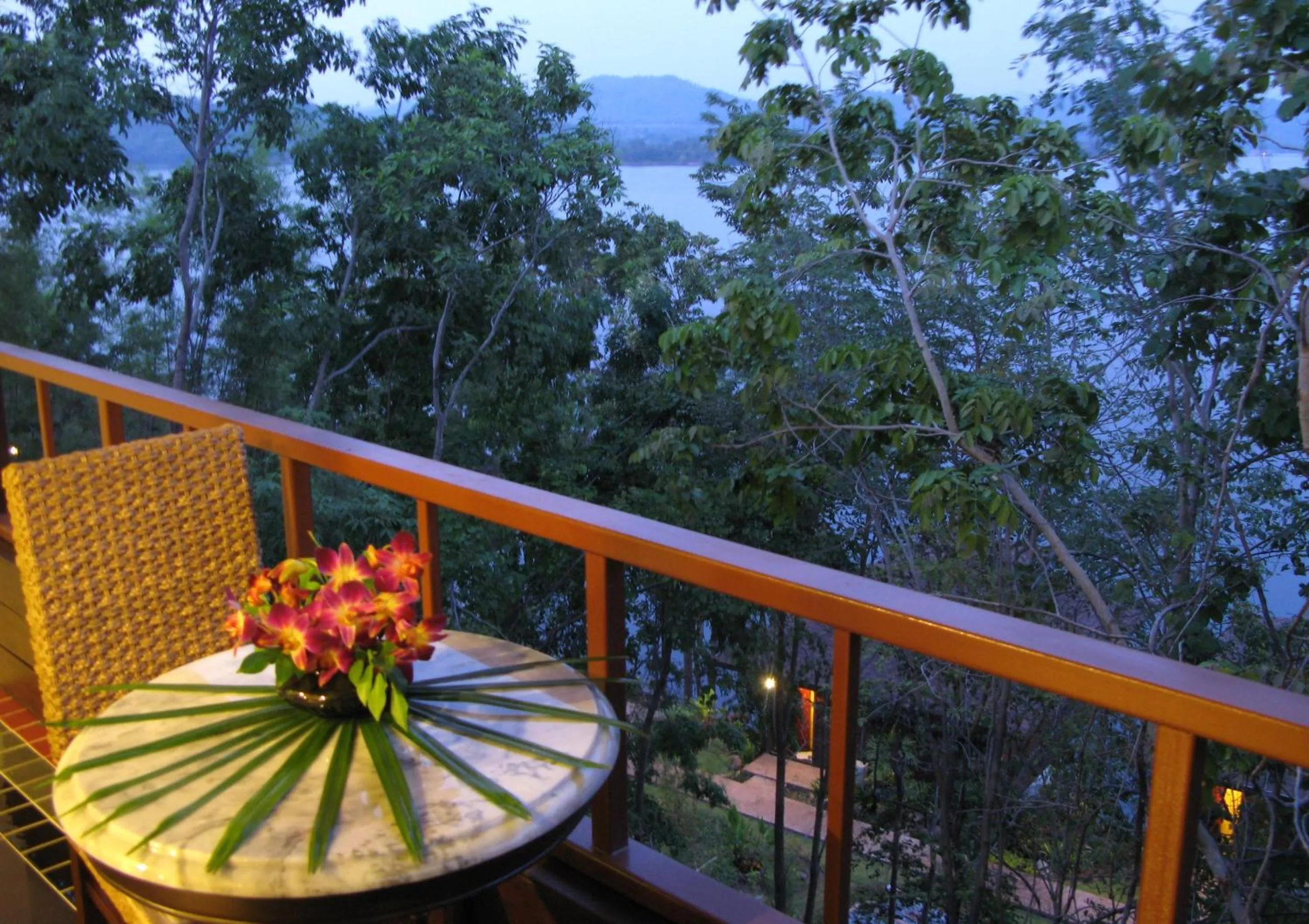 Balcony/Terrace in Raya Buri Resort Kanchanaburi