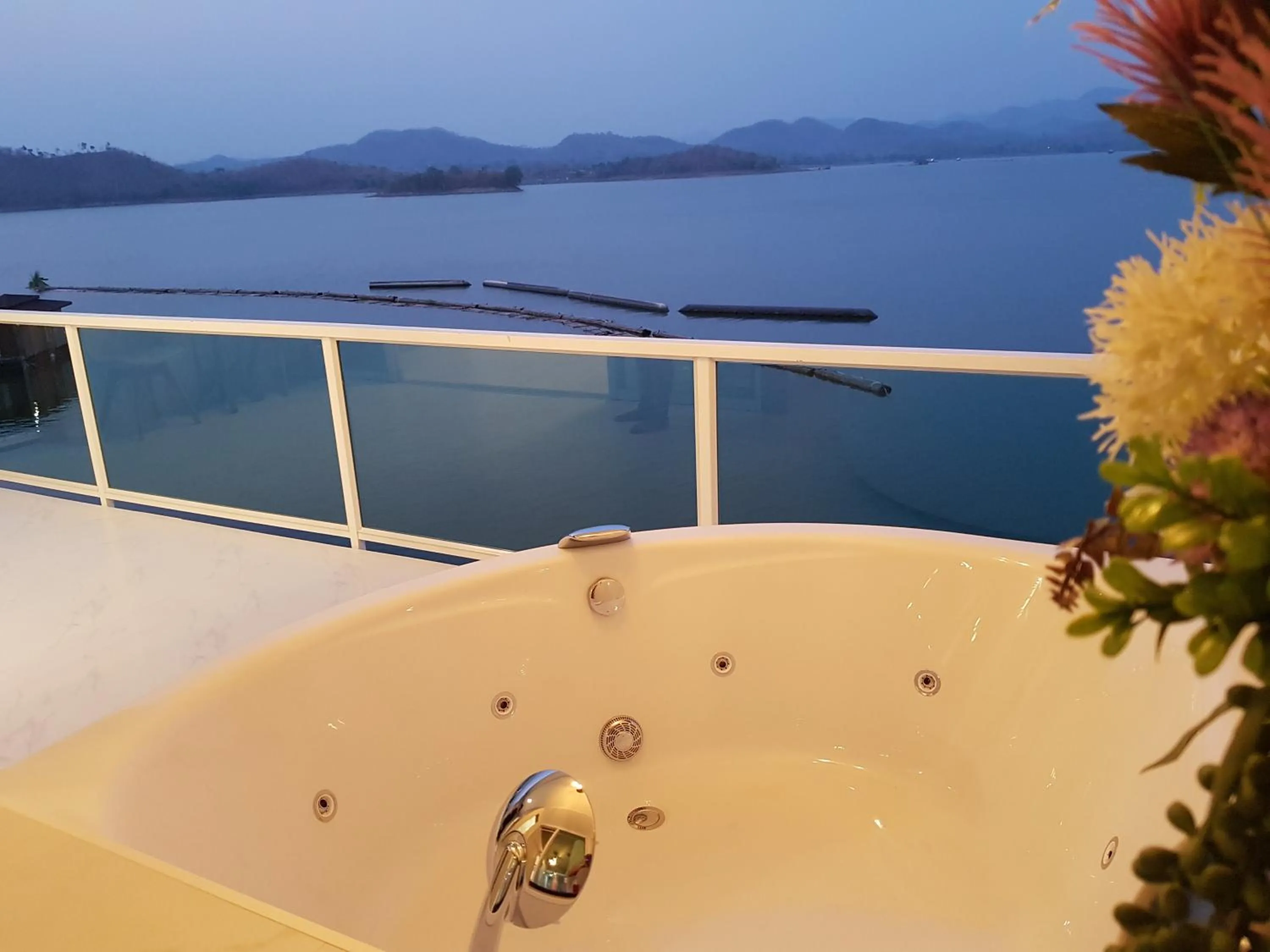 River view in Raya Buri Resort Kanchanaburi