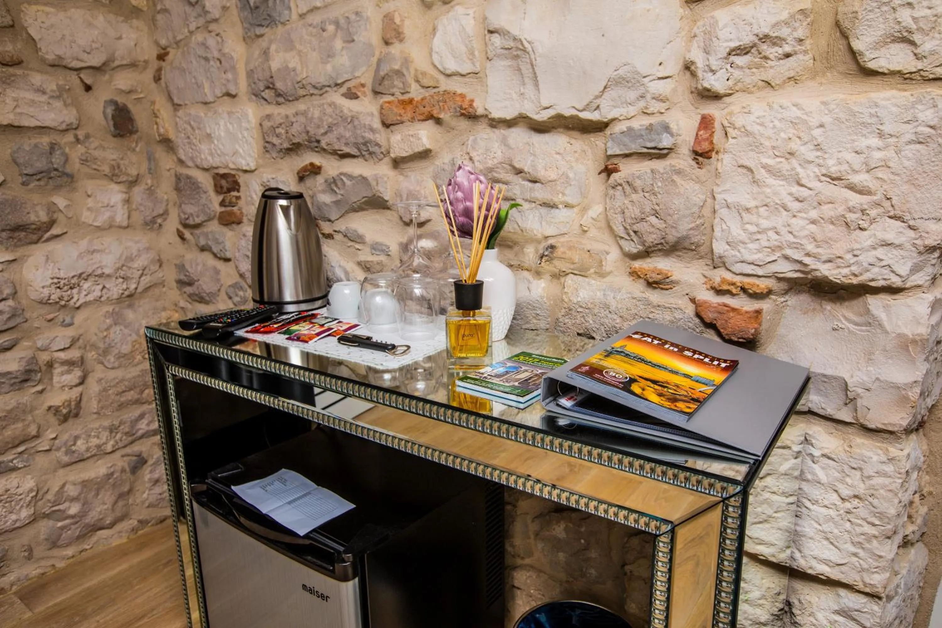 Decorative detail in Spalato Luxury Rooms