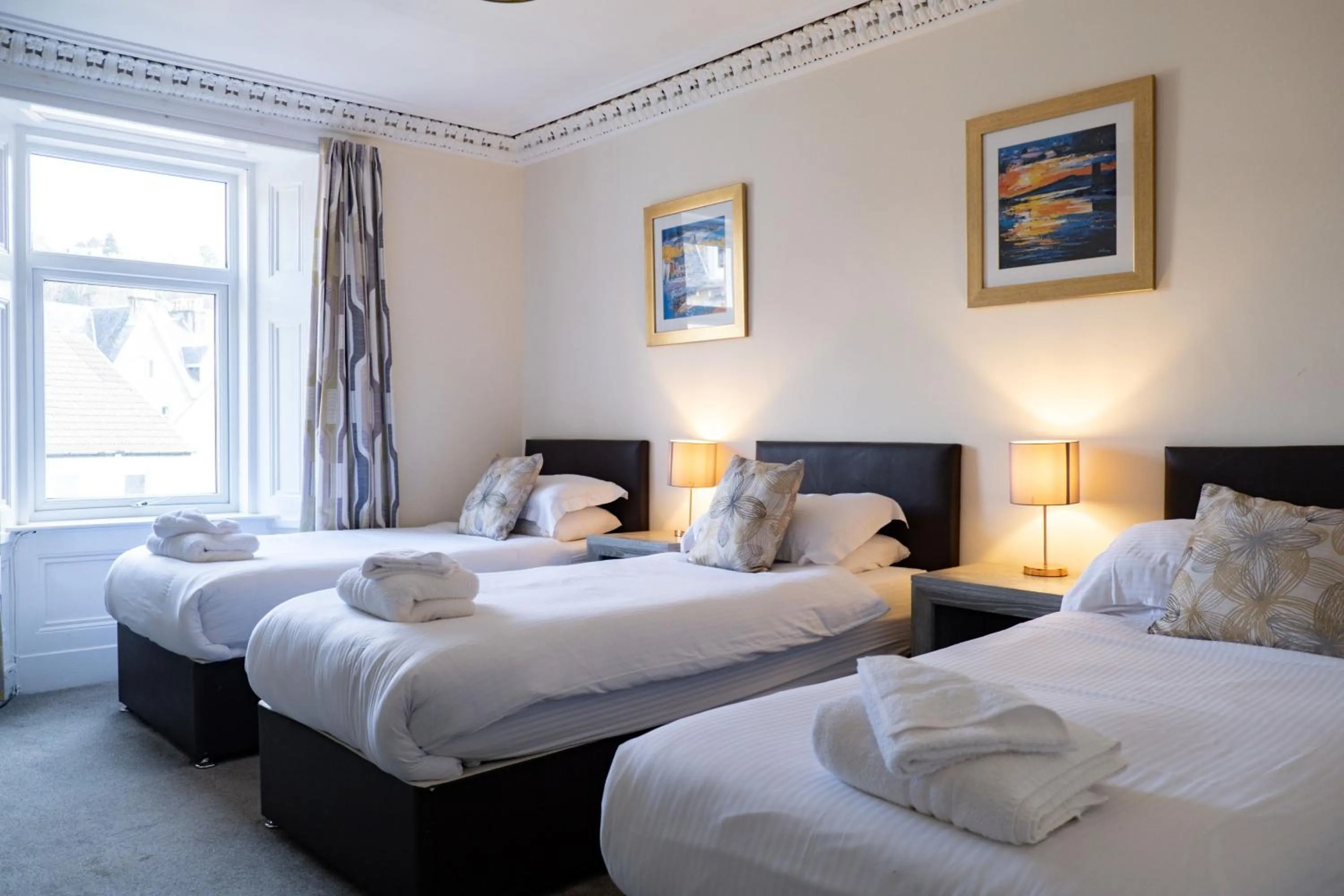 Bedroom, Bed in Corran House Guest House