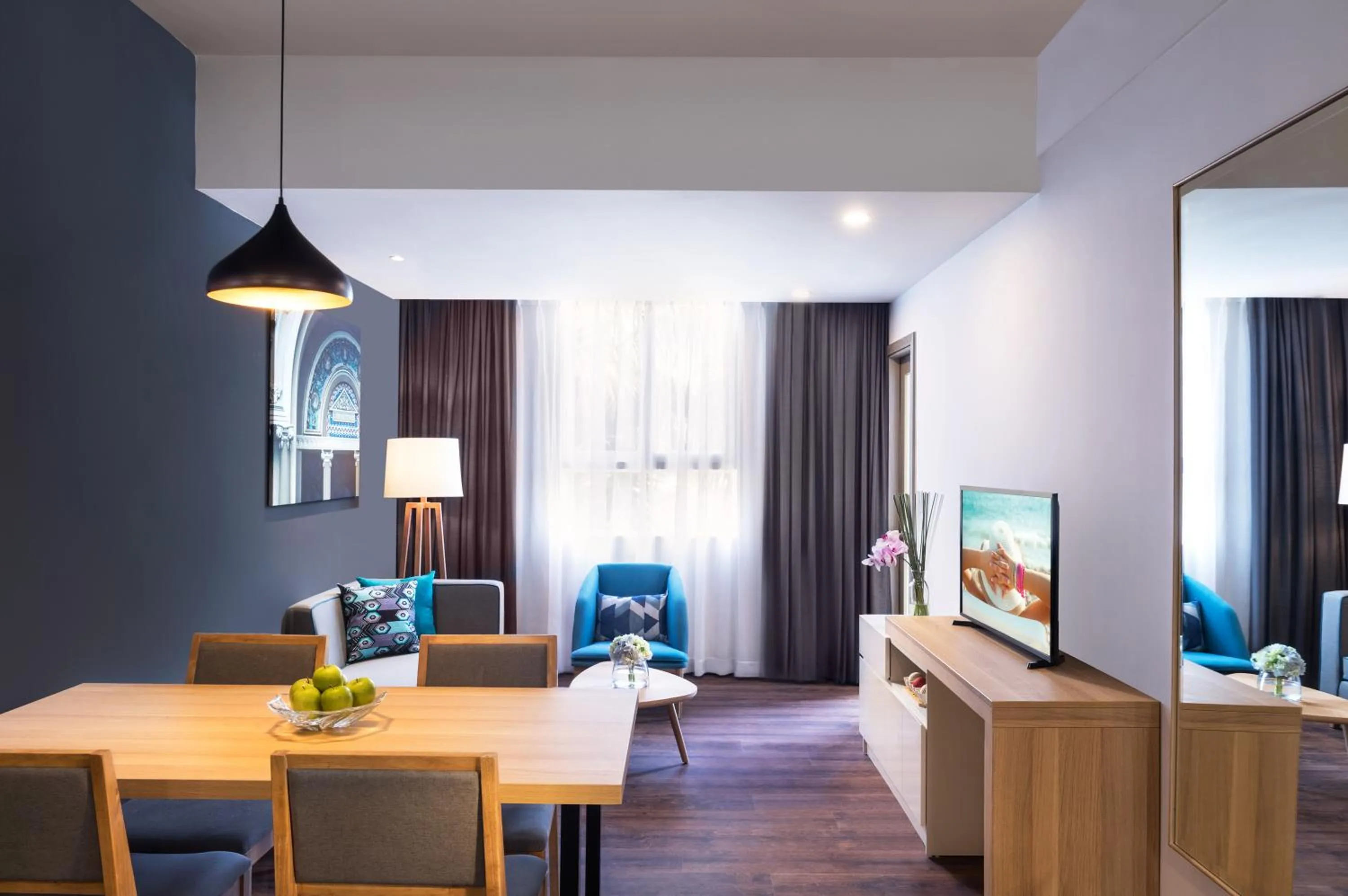 Living room in Citadines Central Binh Duong