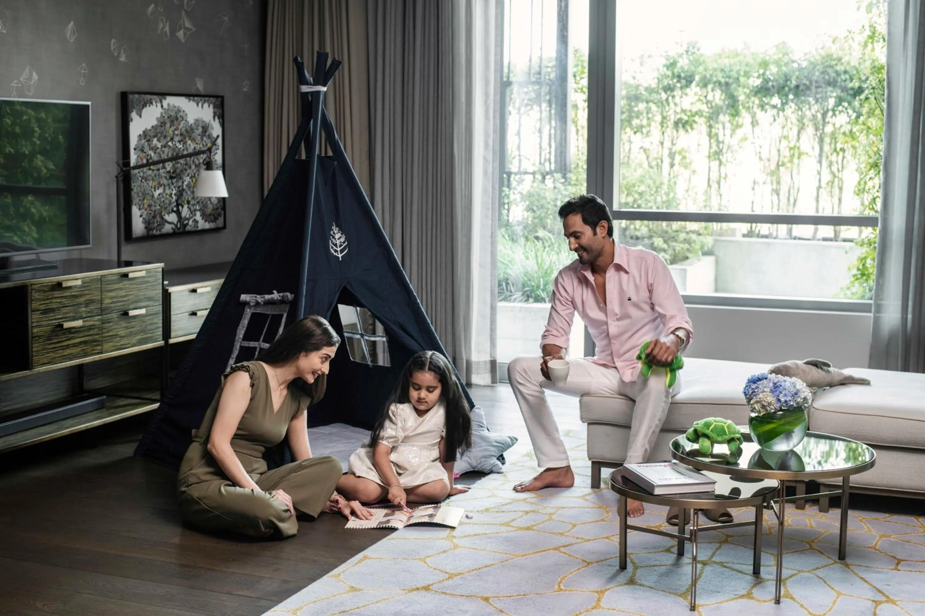 People in Four Seasons Hotel Bengaluru at Embassy ONE