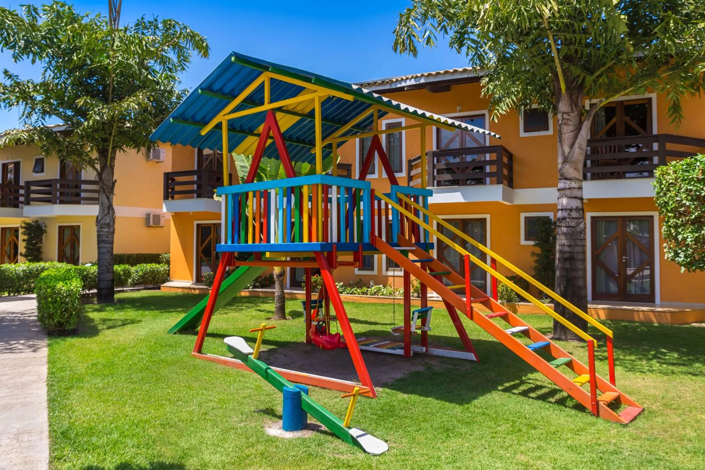Children play ground in Vitoria Regia Praia Hotel