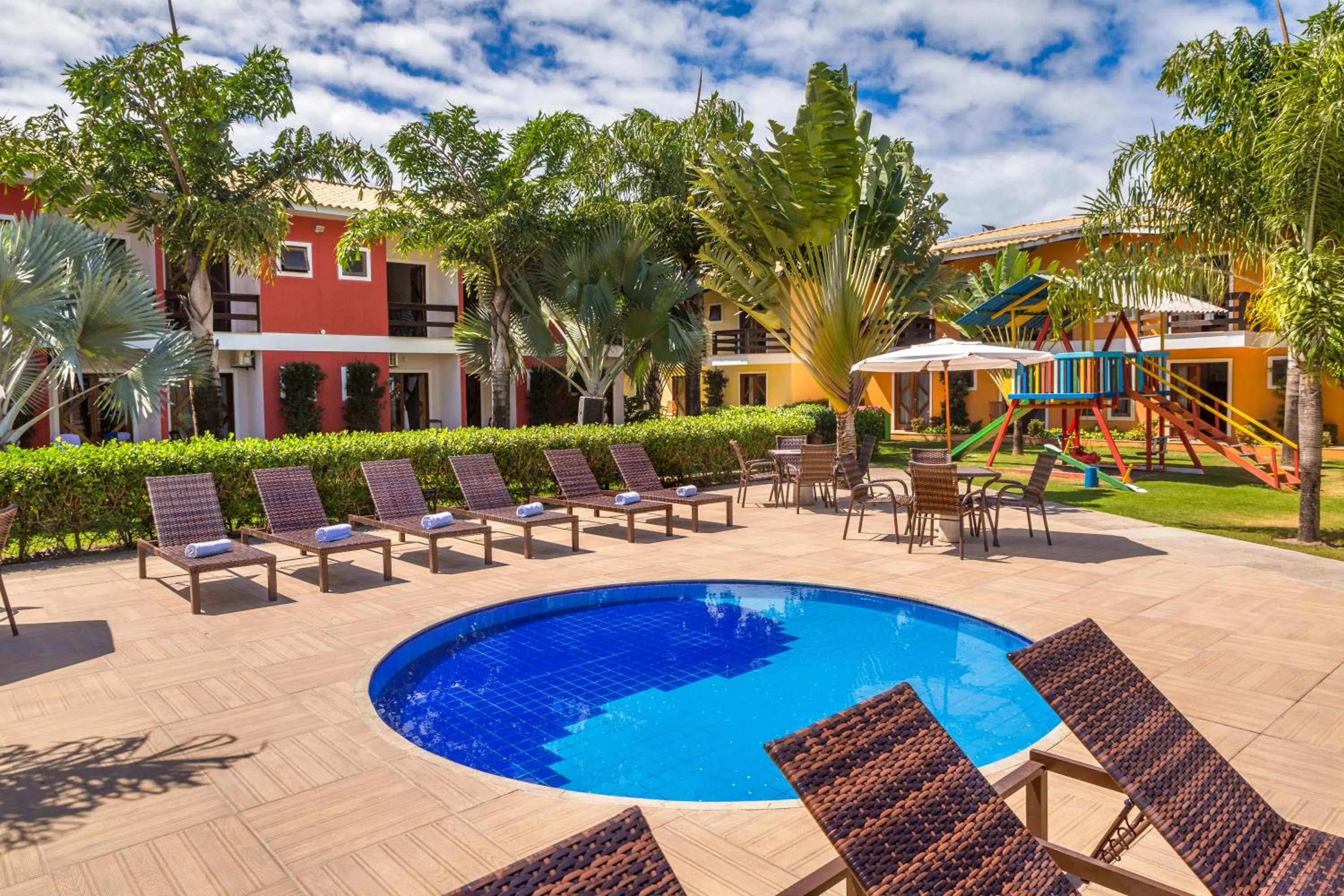 Children play ground in Vitoria Regia Praia Hotel