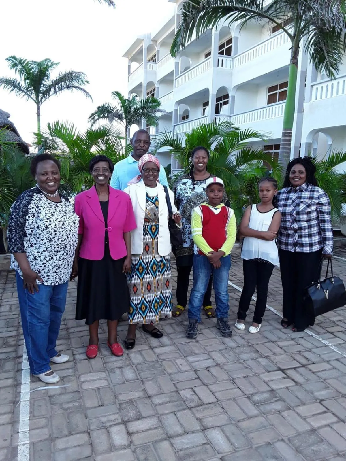 group of guests in Nightingale Apartments Hotel Mombasa