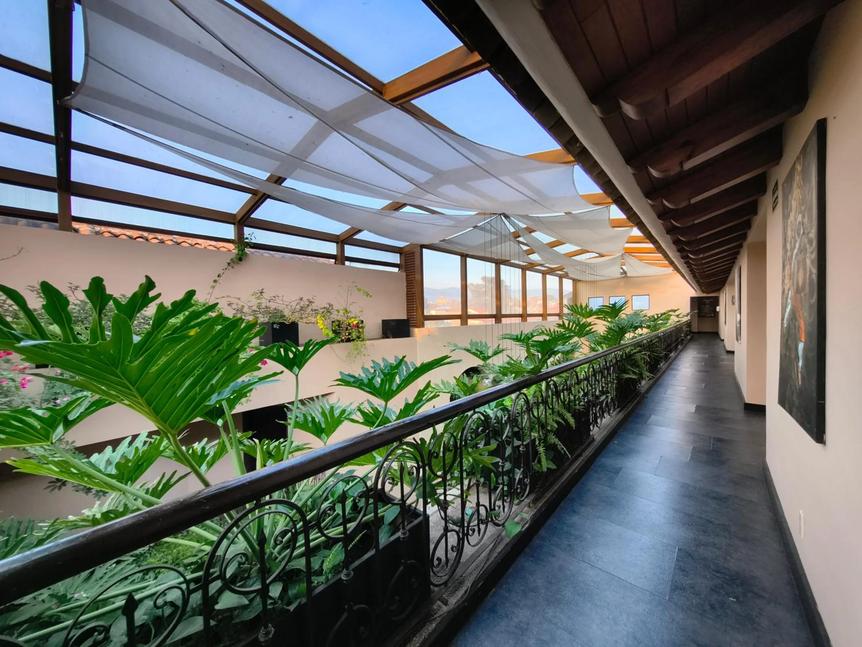 Garden view in Casa del Alma Hotel Boutique & Spa