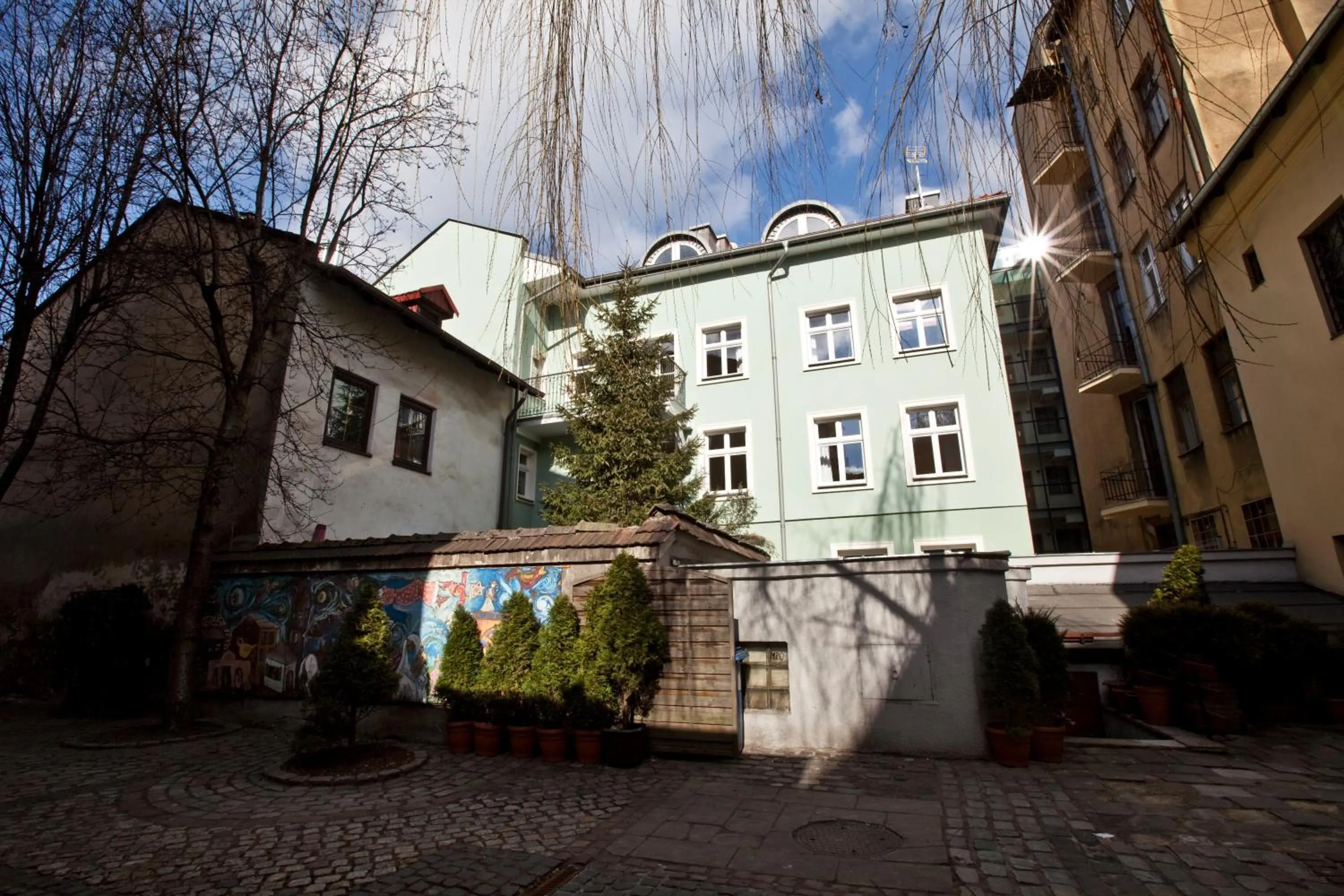 Facade/entrance in Crystal Suites Chez Helena