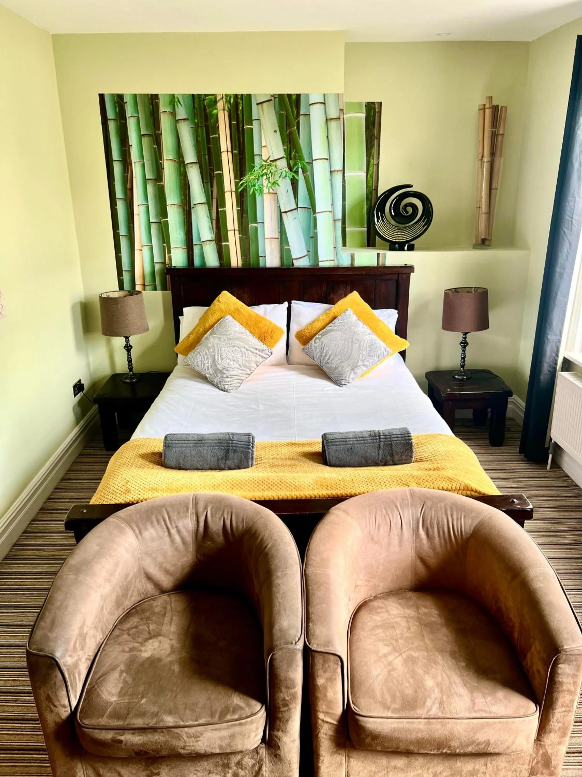 Bed in Bamboo Guesthouse