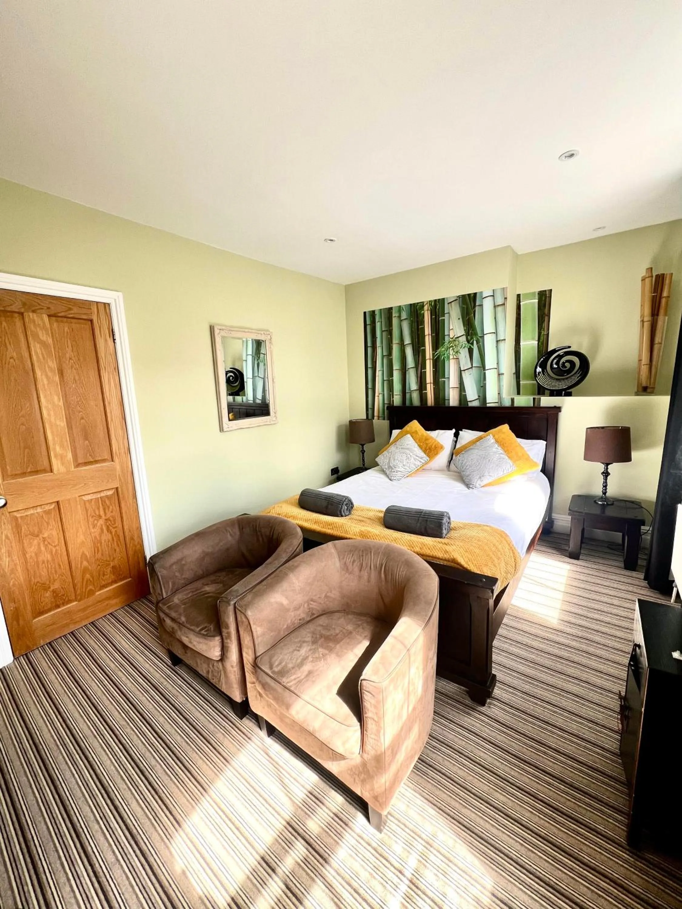 Bed in Bamboo Guesthouse