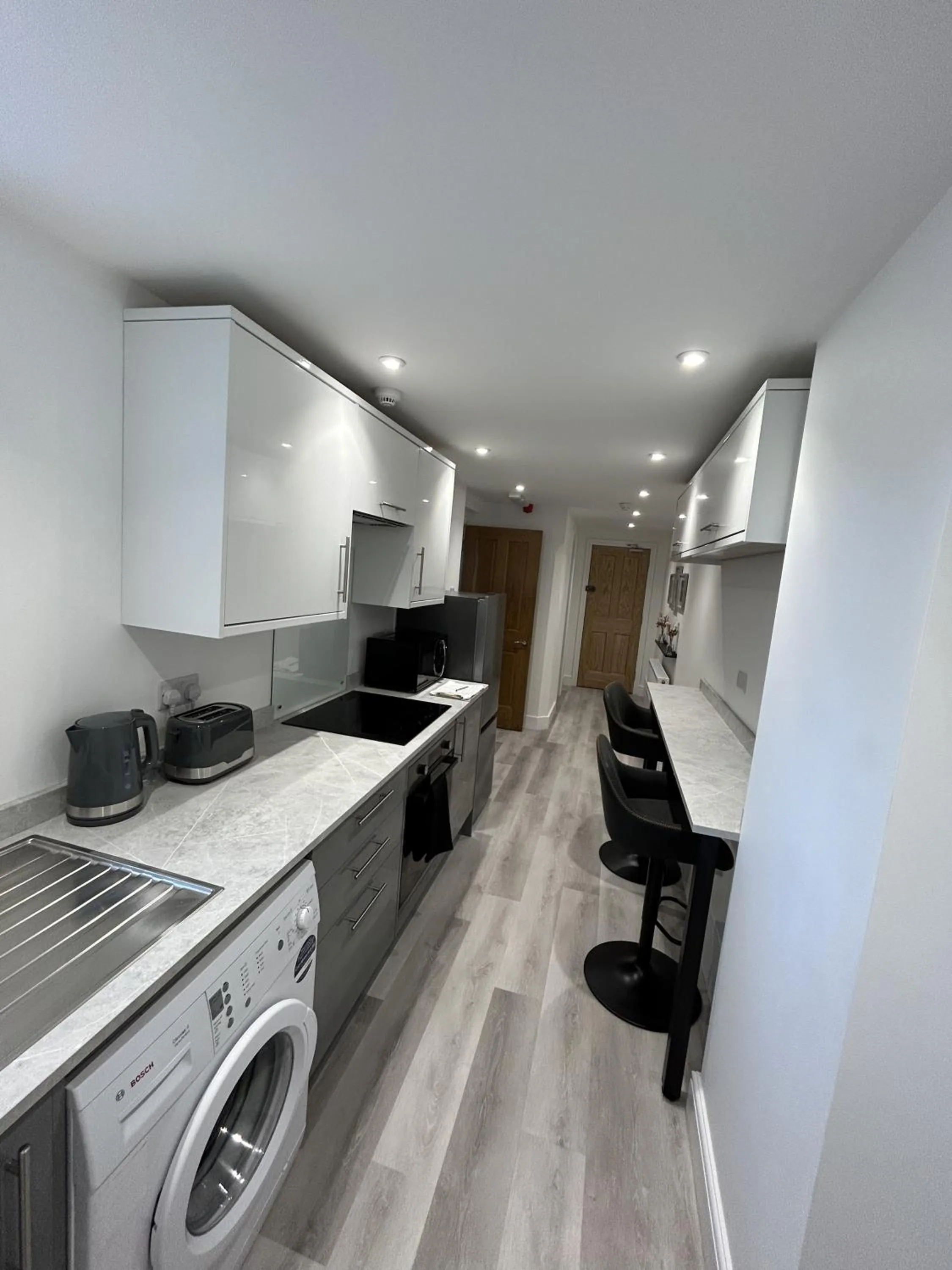 Kitchen or kitchenette in Bamboo Guesthouse