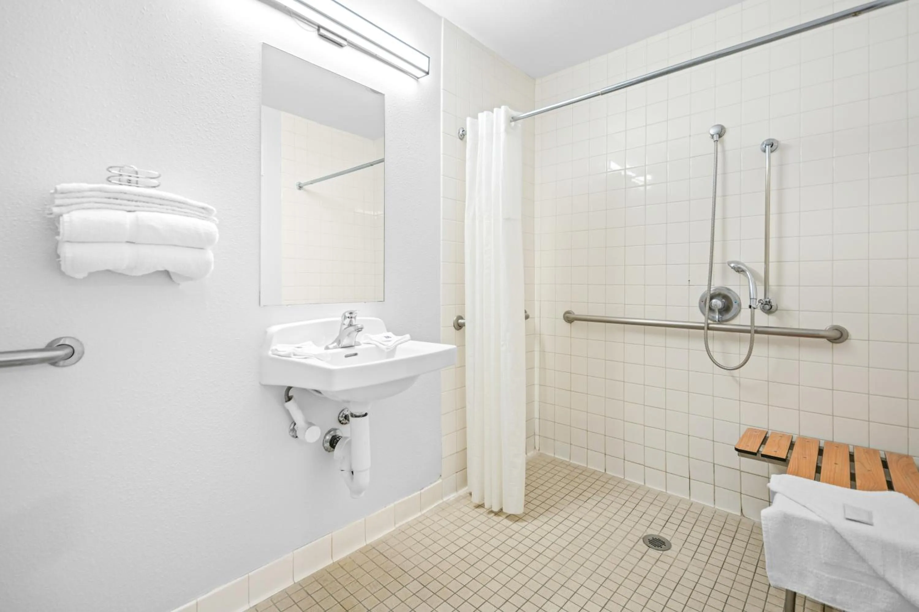 Shower in Motel 6-Monterey, CA