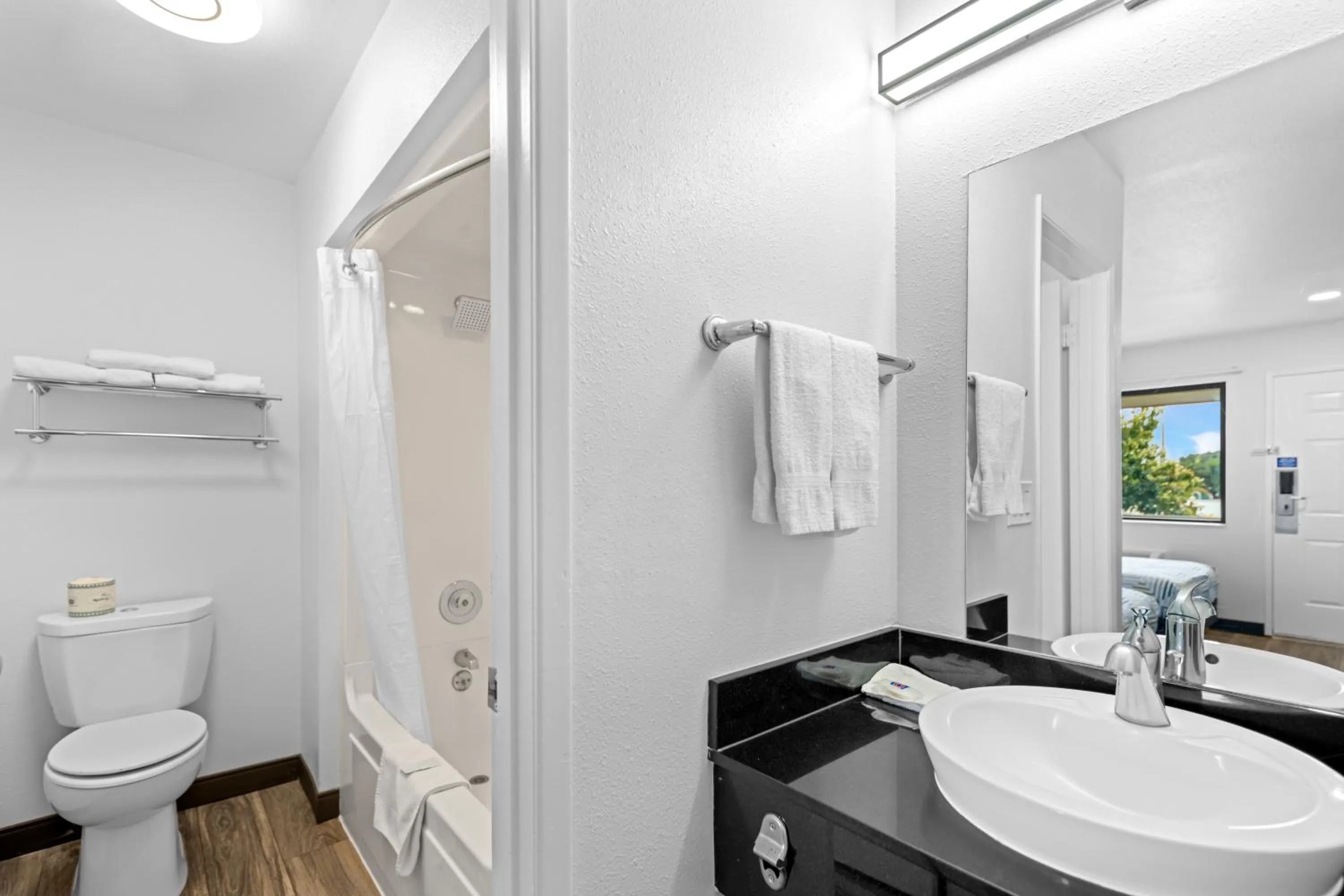 Bathroom in Motel 6-Monterey, CA