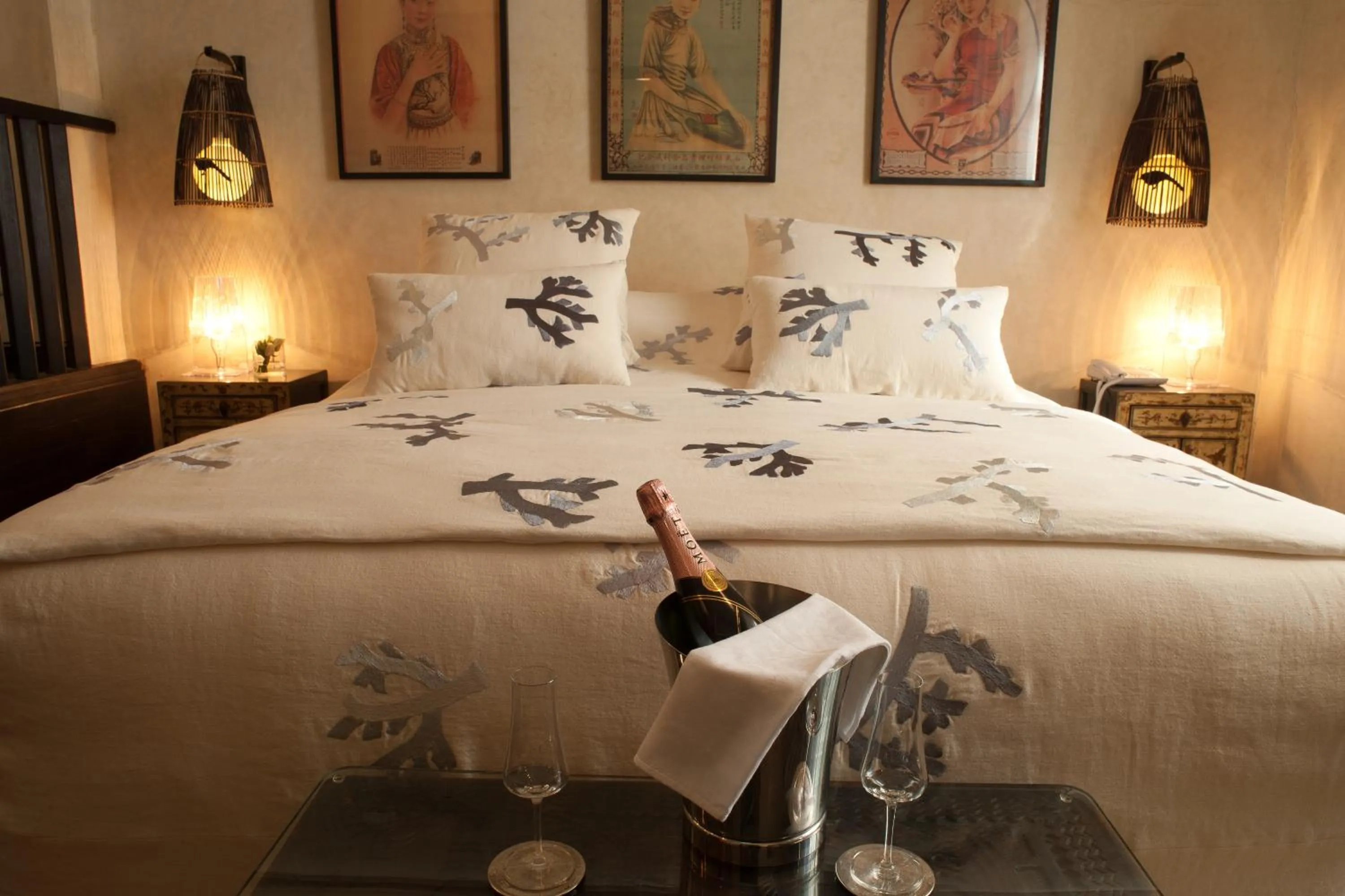Bed in Tigmiza Boutique Hotel & Spa