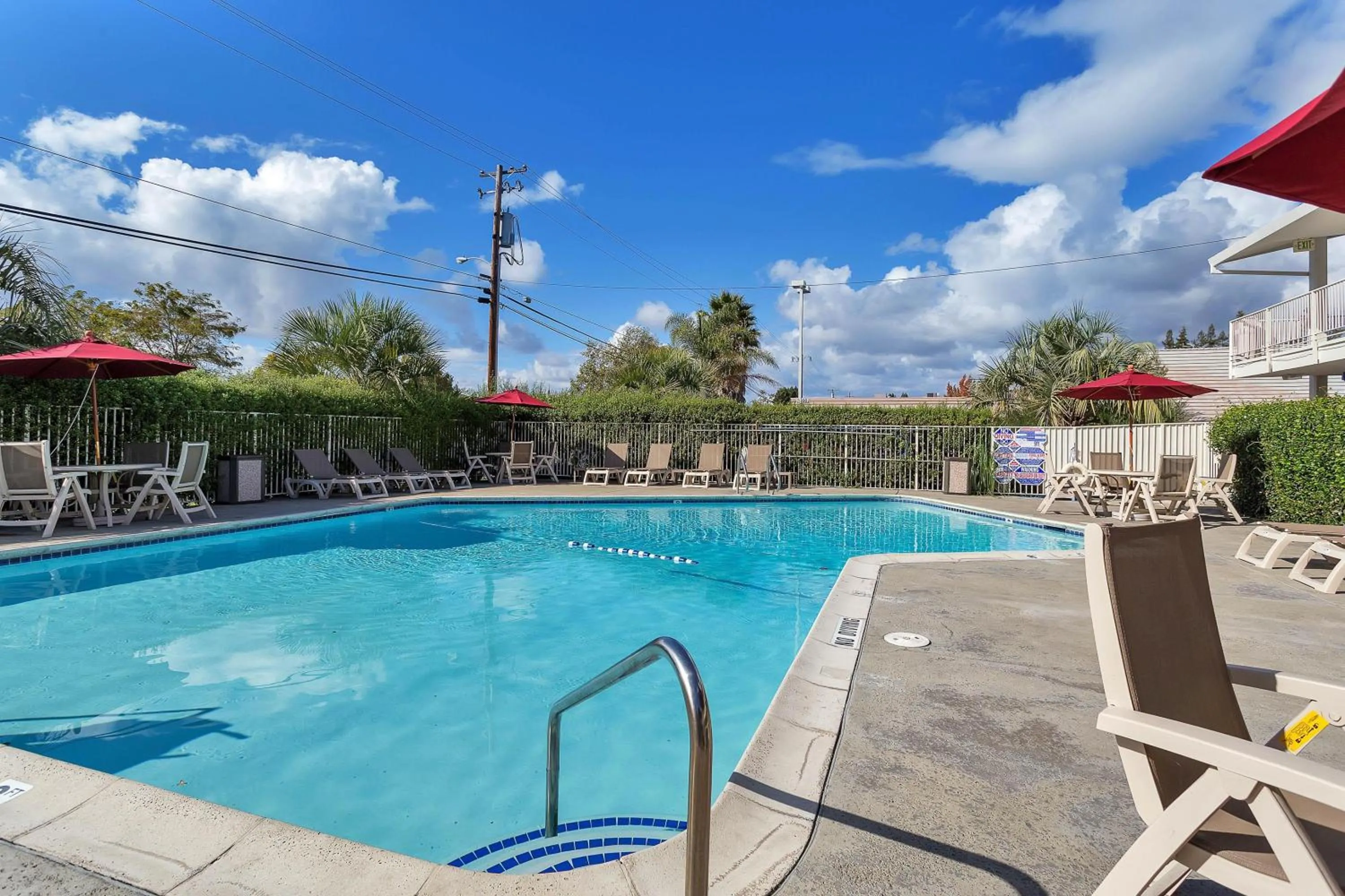 Pool view in Motel 6 Santa Rosa - South