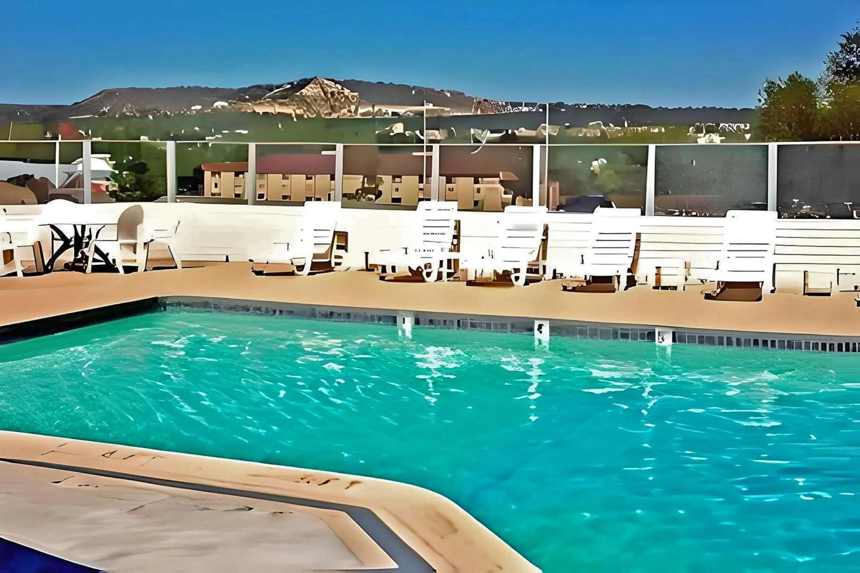 Swimming pool in Motel 6-Colorado Springs, CO