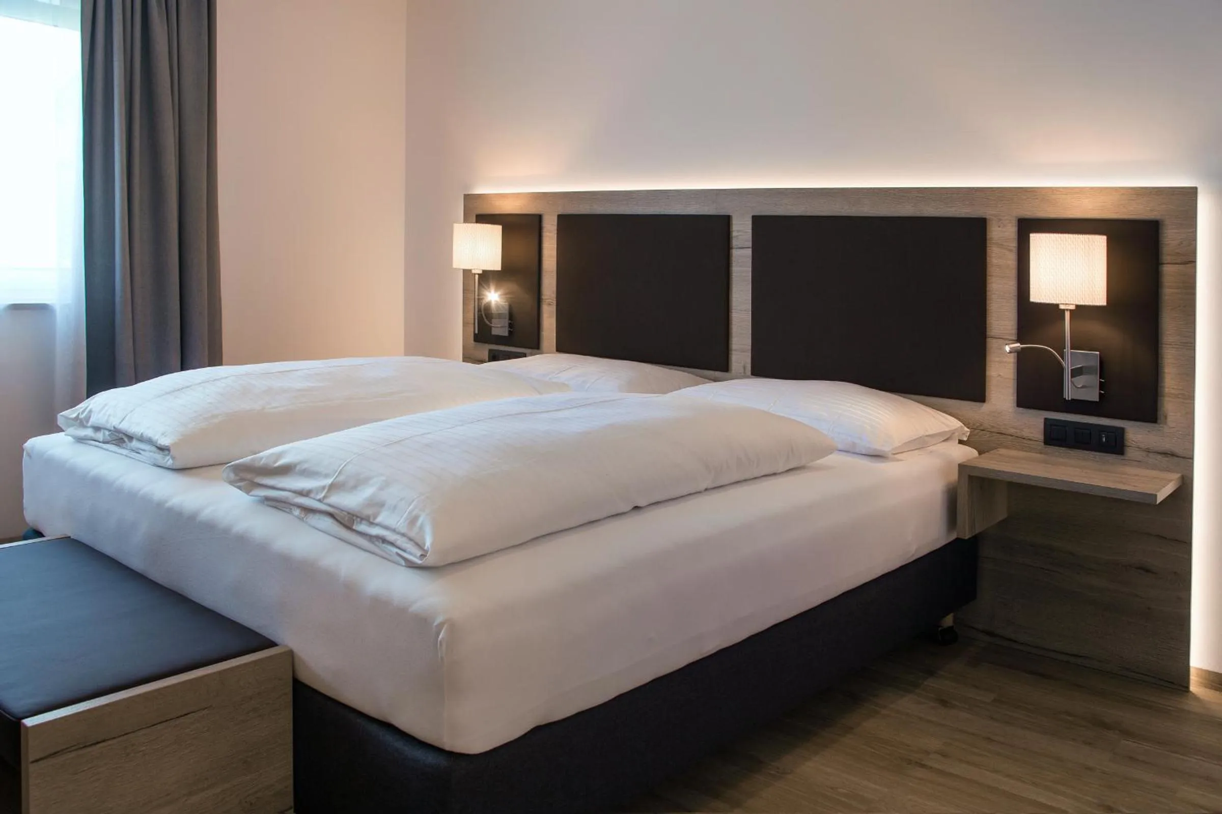 Bed in Patrix Hotel, Restaurant, Bar