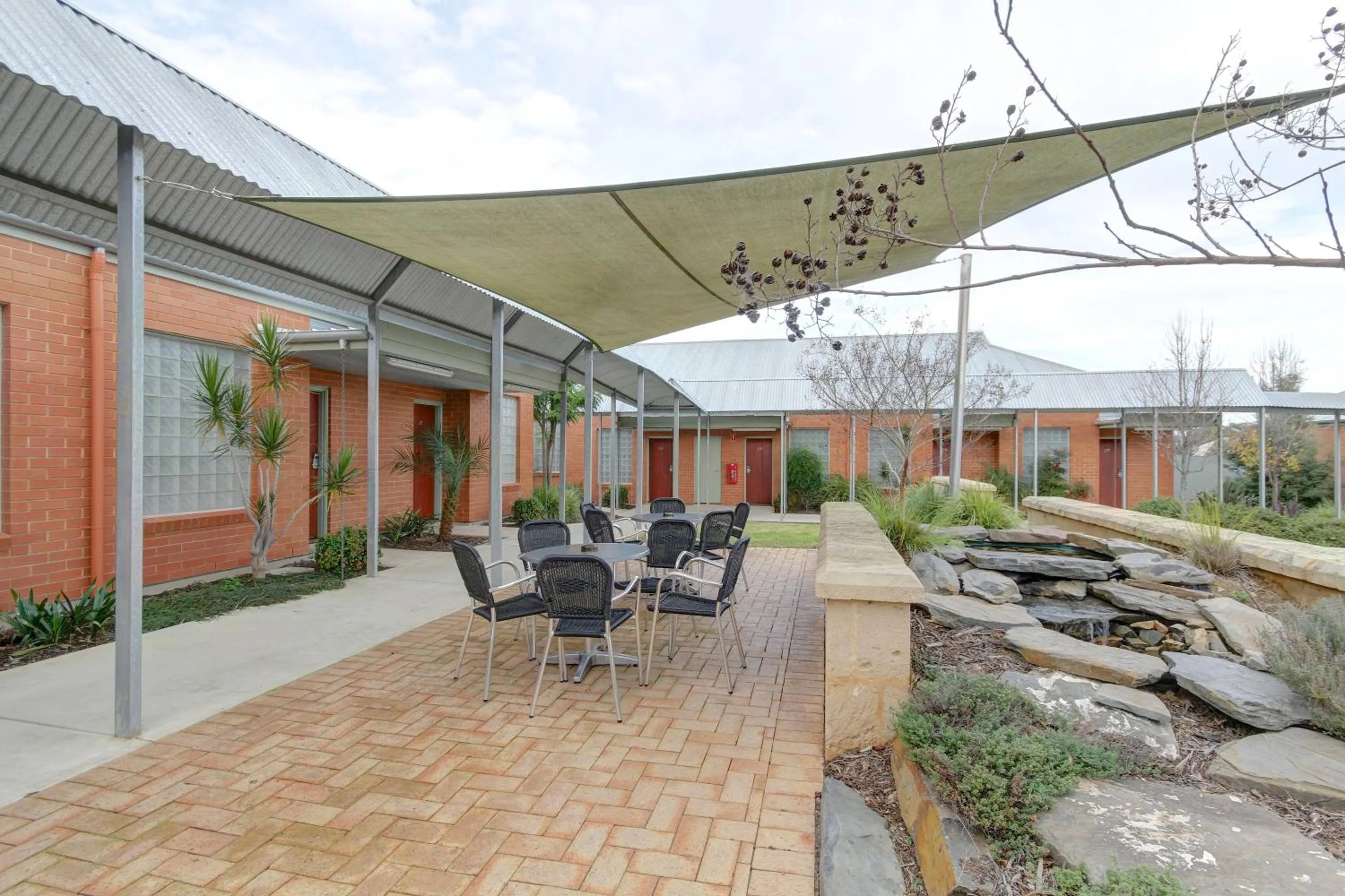 Patio in Strath Motel