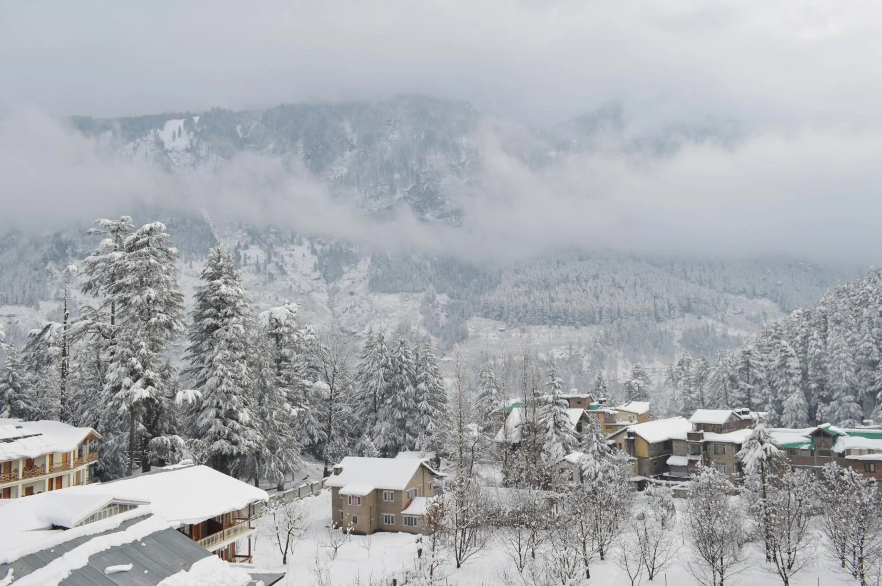 Winter in The Orchard Greens Resort - A Centrally Heated Property