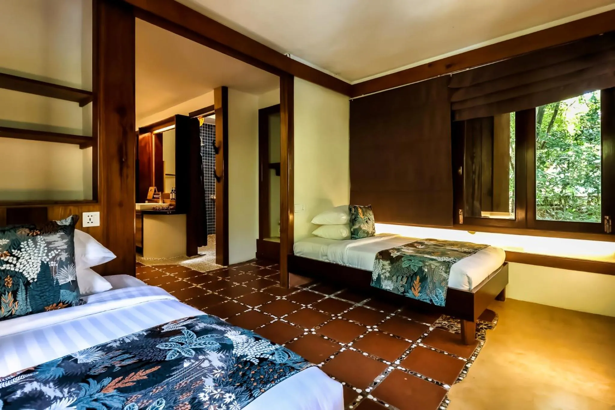 Bed in Veranda Natural Resort