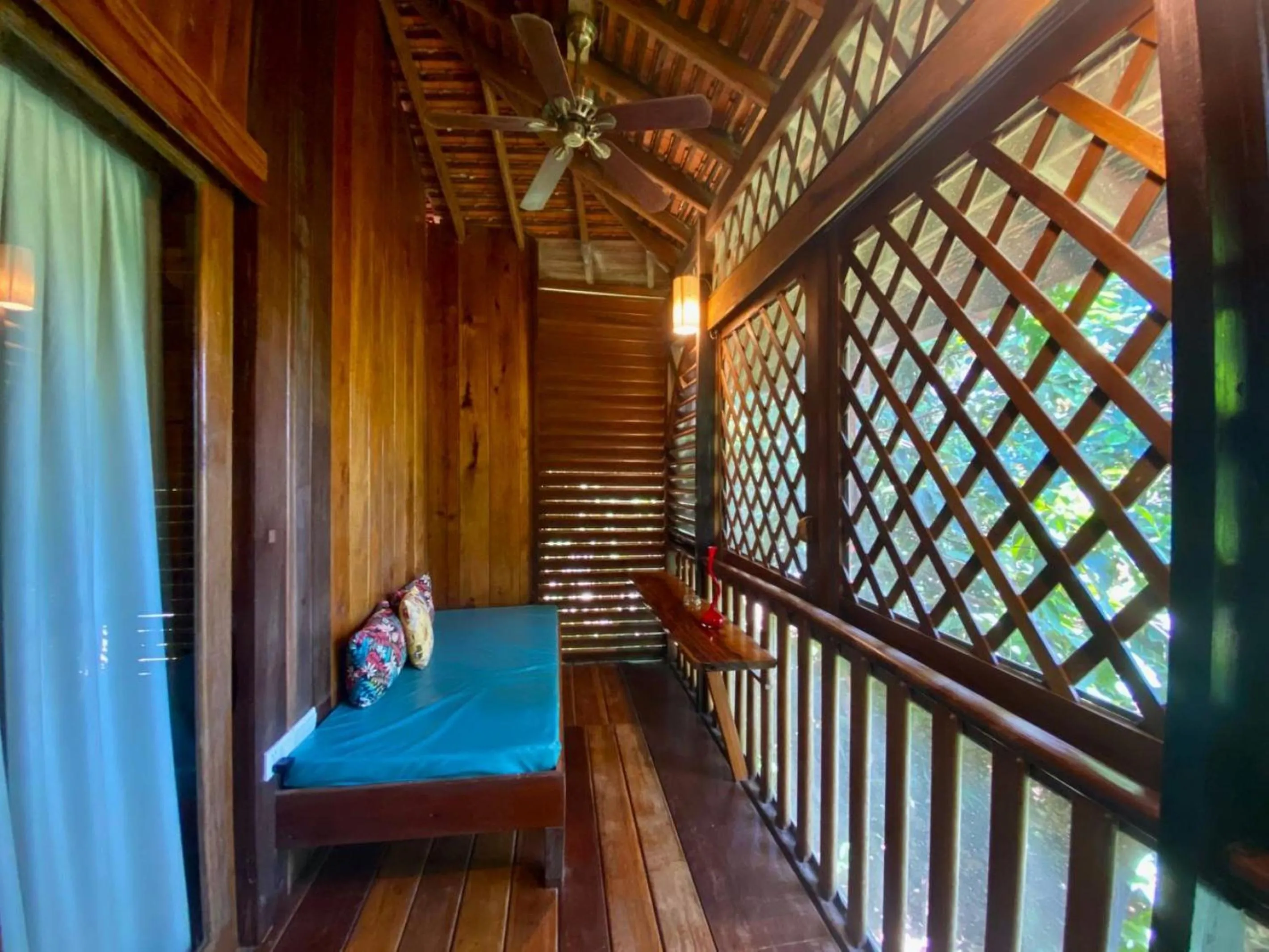Balcony/Terrace, Bed in Veranda Natural Resort