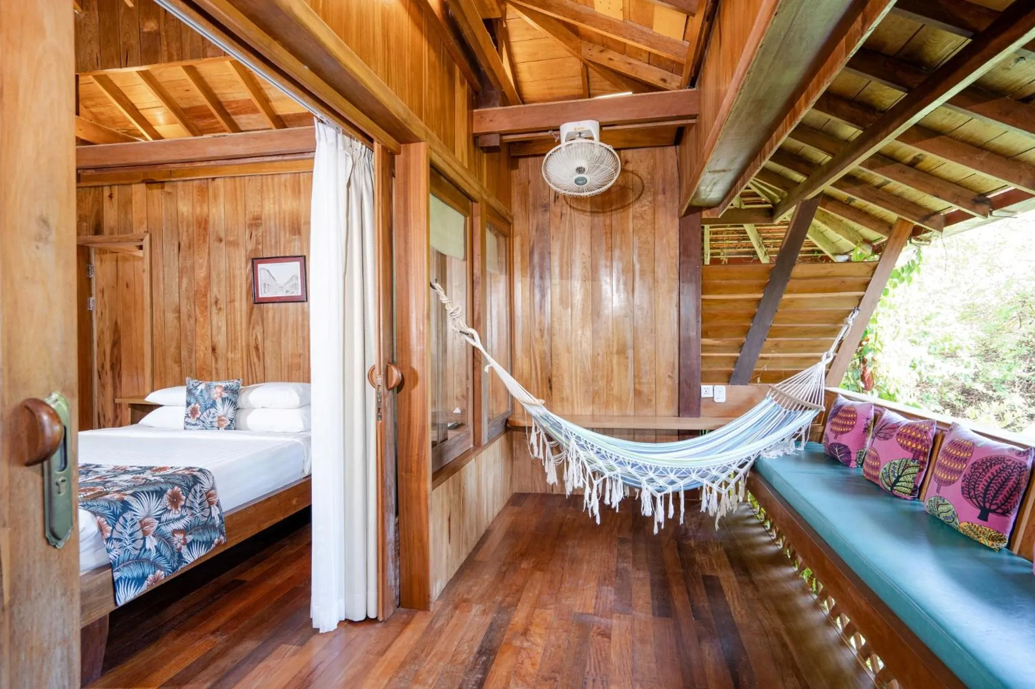 Balcony/Terrace, Bed in Veranda Natural Resort