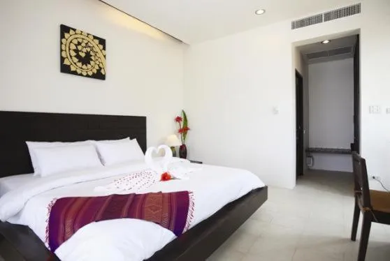 Bed in The Shambhala Khaolak Resort