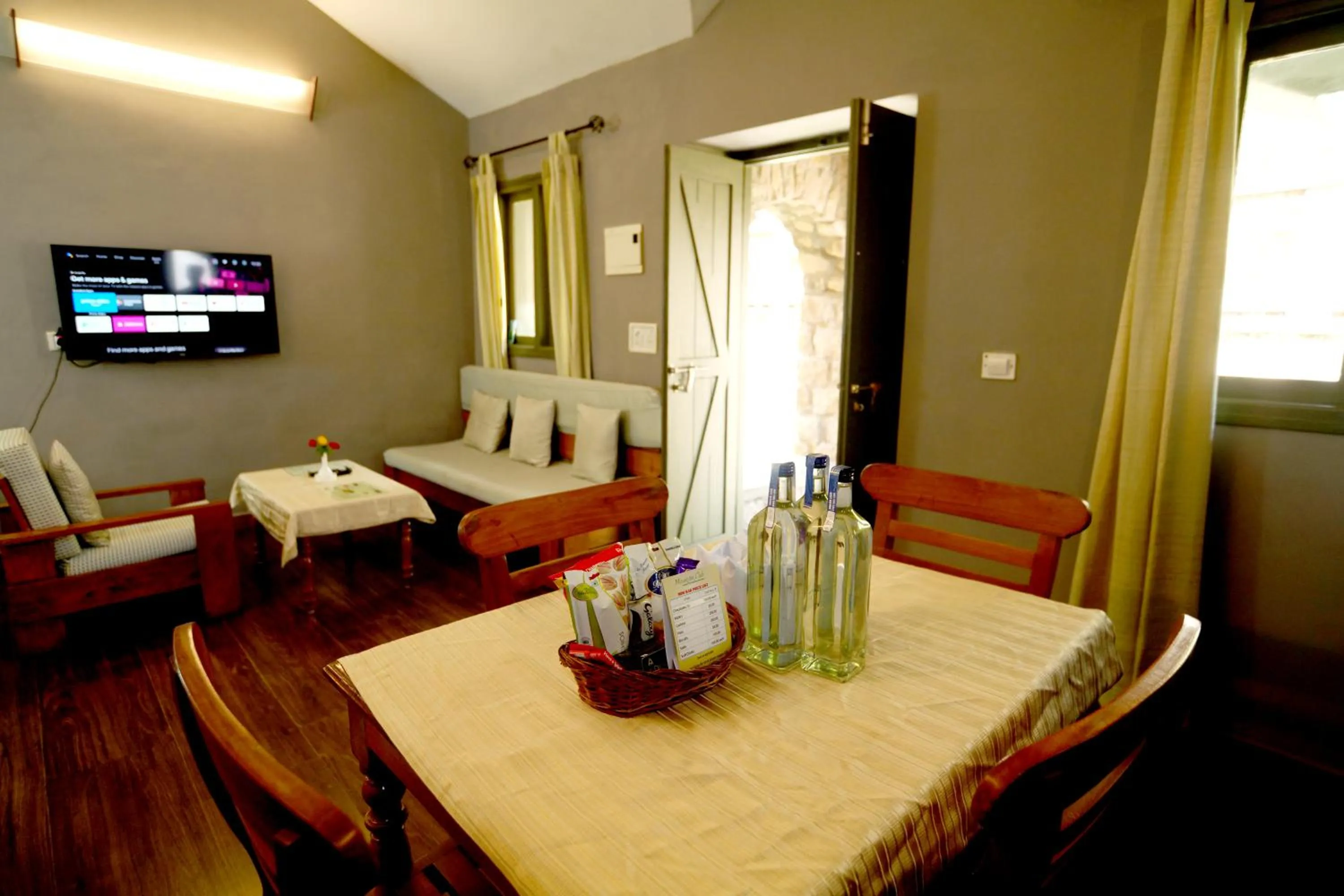 Living room in Mountain Club Resort Munnar