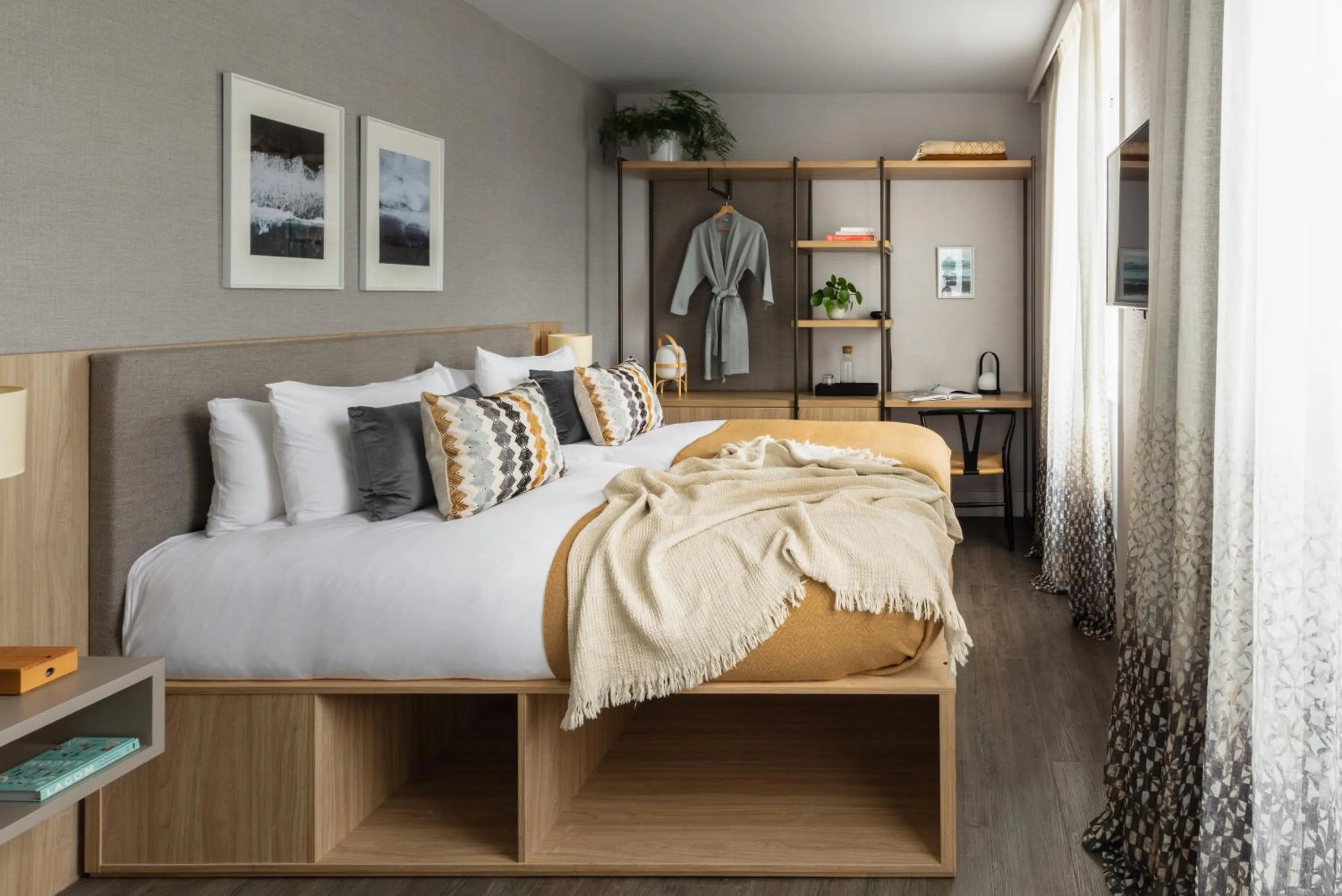 Bed in Inhabit Southwick Street, a Member of Design Hotels