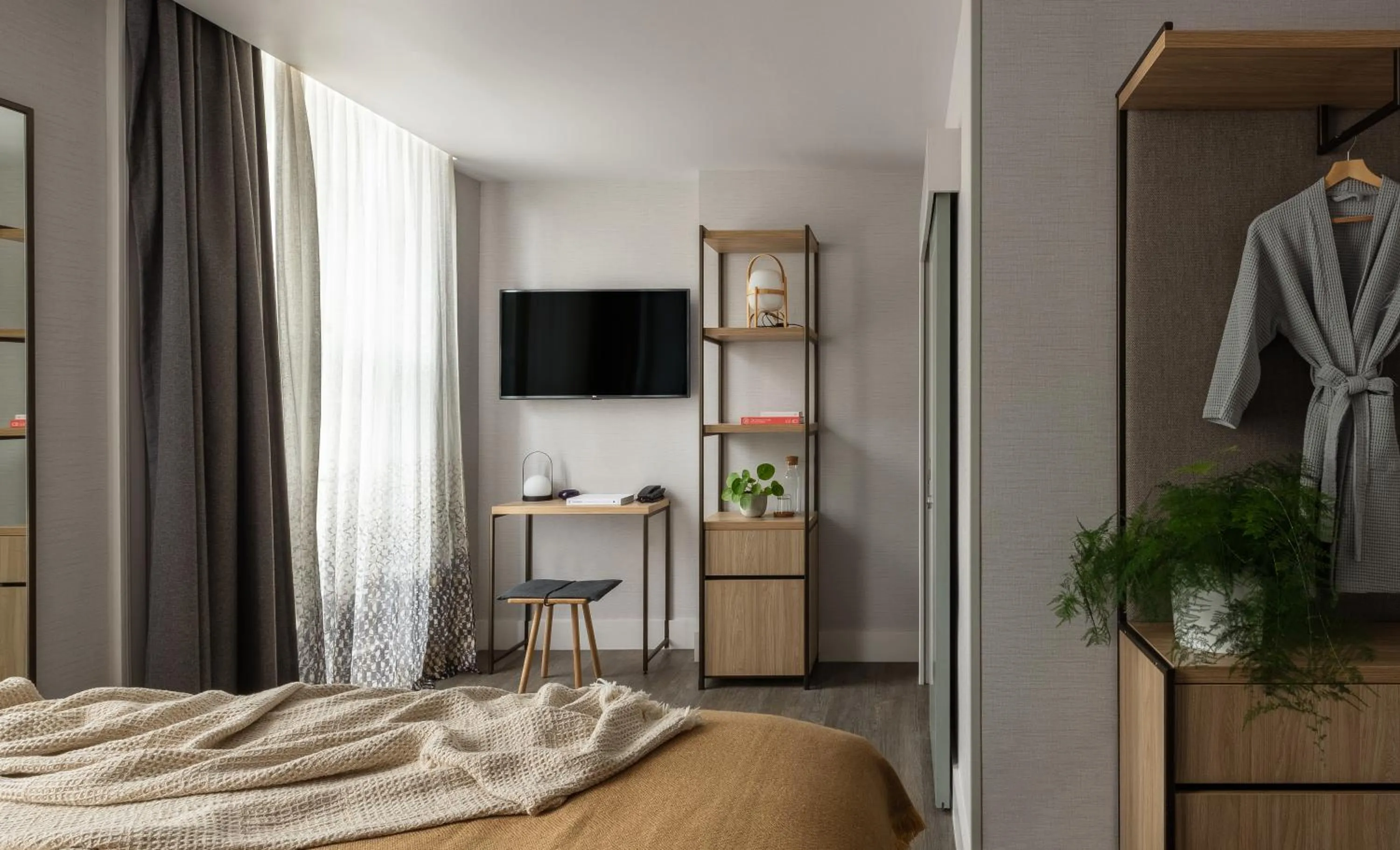 Bed in Inhabit Southwick Street, a Member of Design Hotels