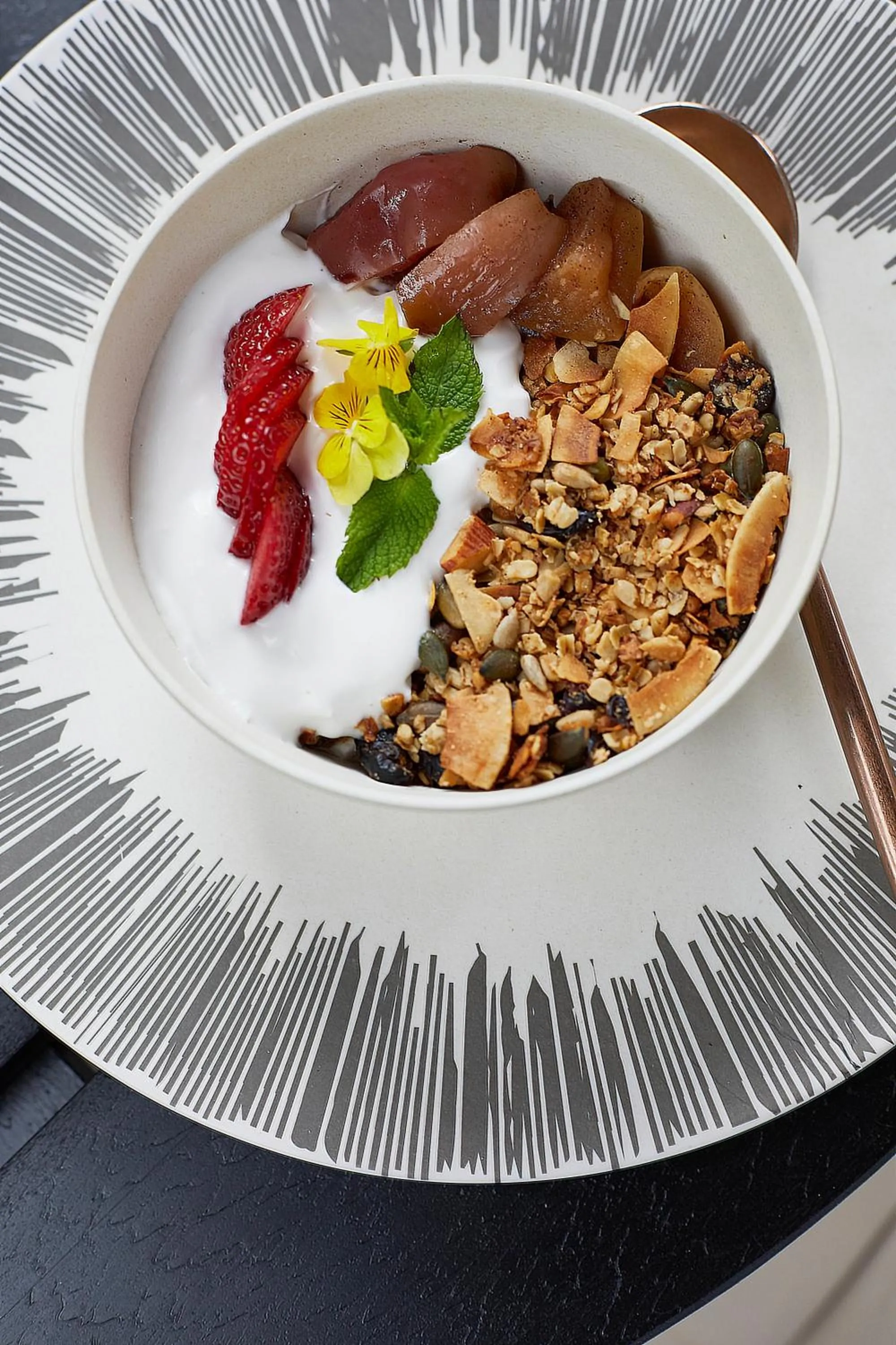 Food and drinks in Inhabit Southwick Street, a Member of Design Hotels