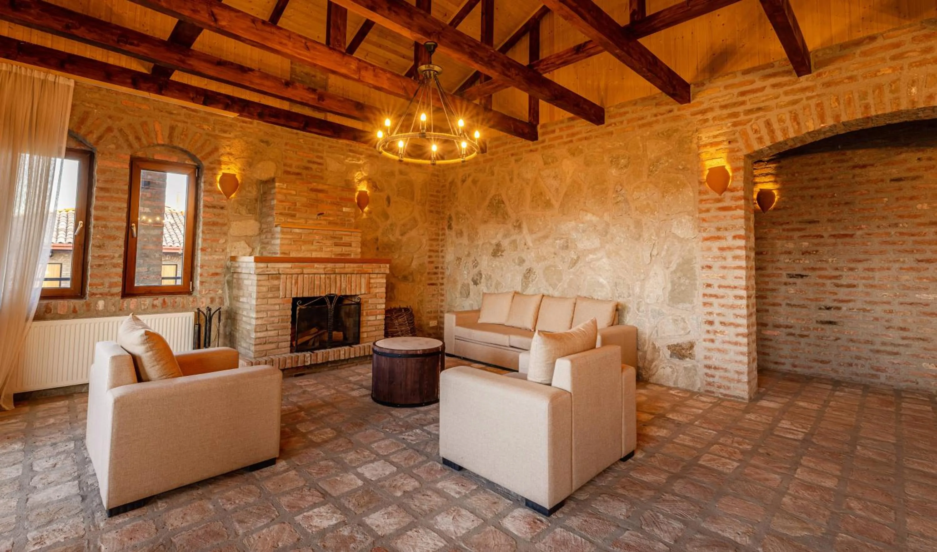 Living room in Schuchmann Wines Château,Villas & SPA