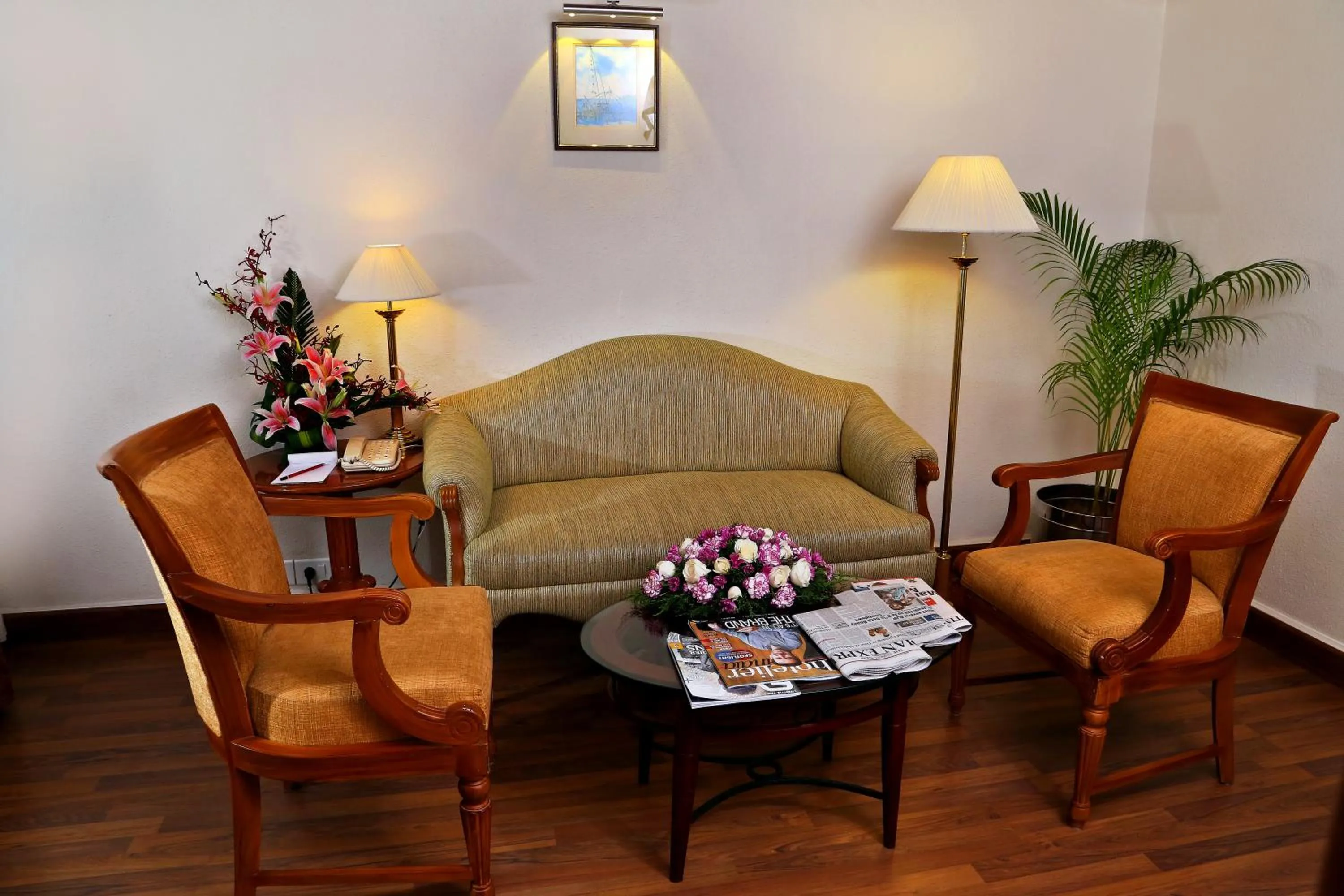 Living room in Gokulam Park