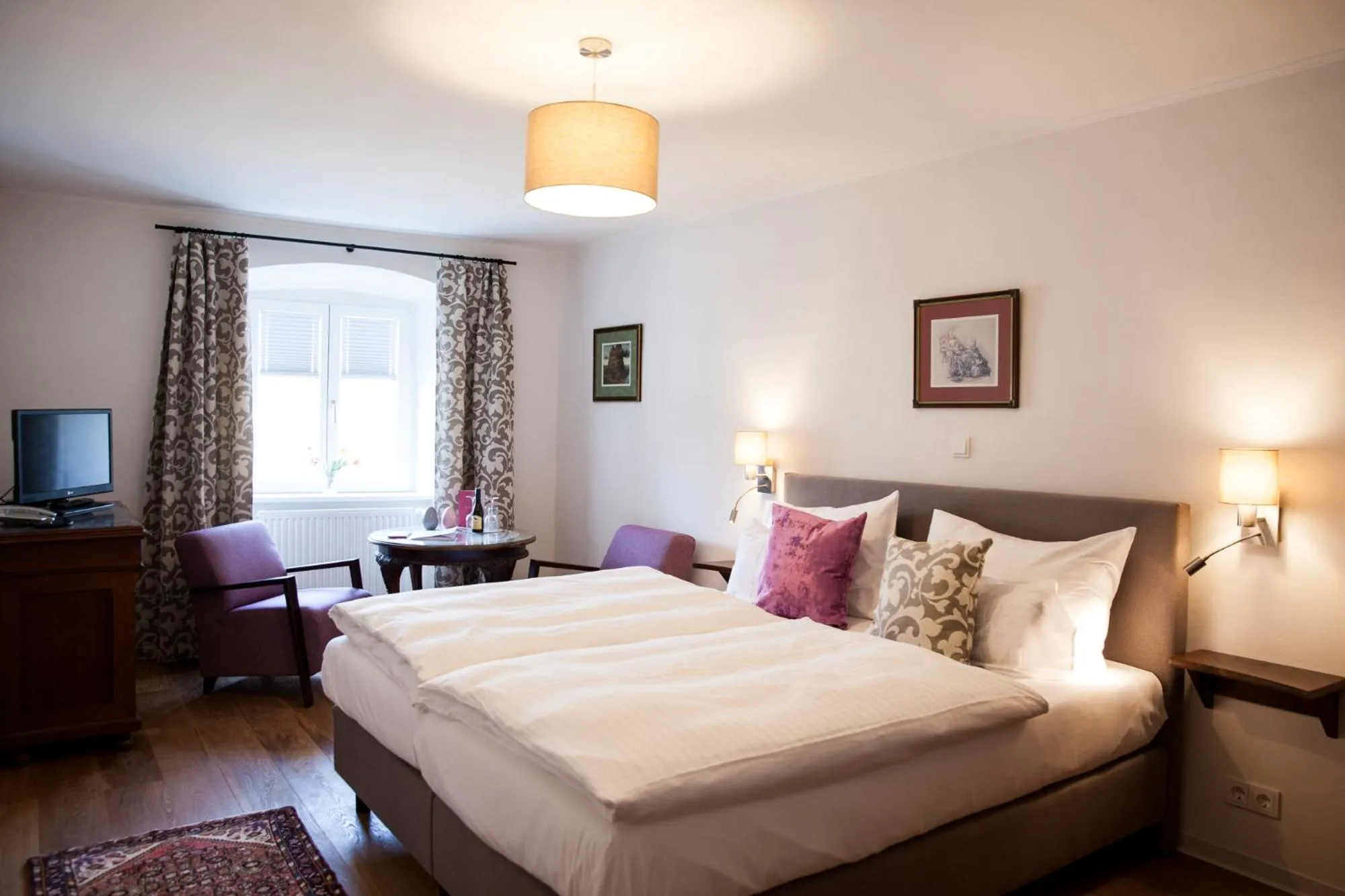 Bedroom, Bed in Gasthof zum Goldenen Anker