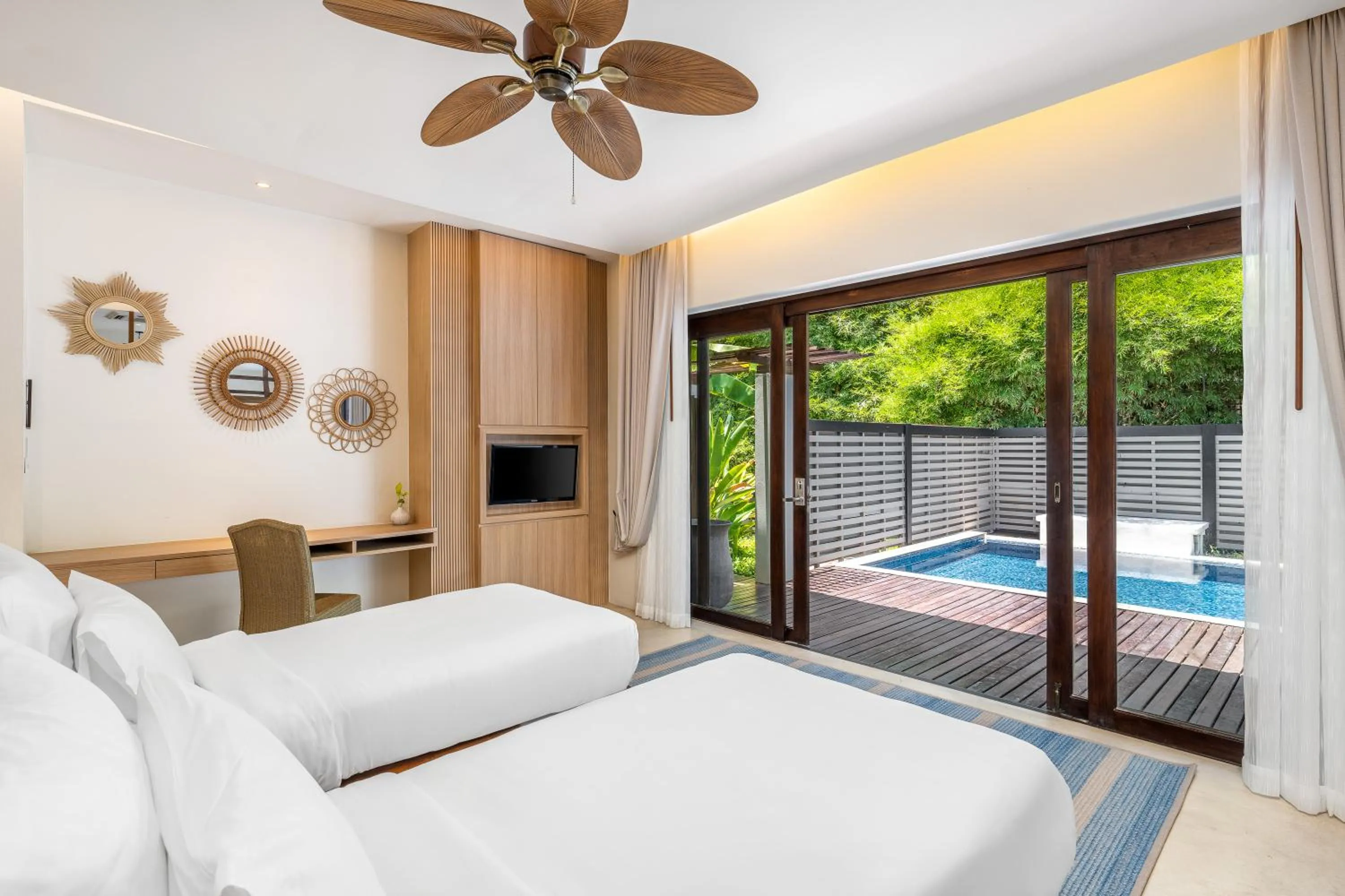 Bed in SAii Koh Samui Villas - Adult only 12 plus