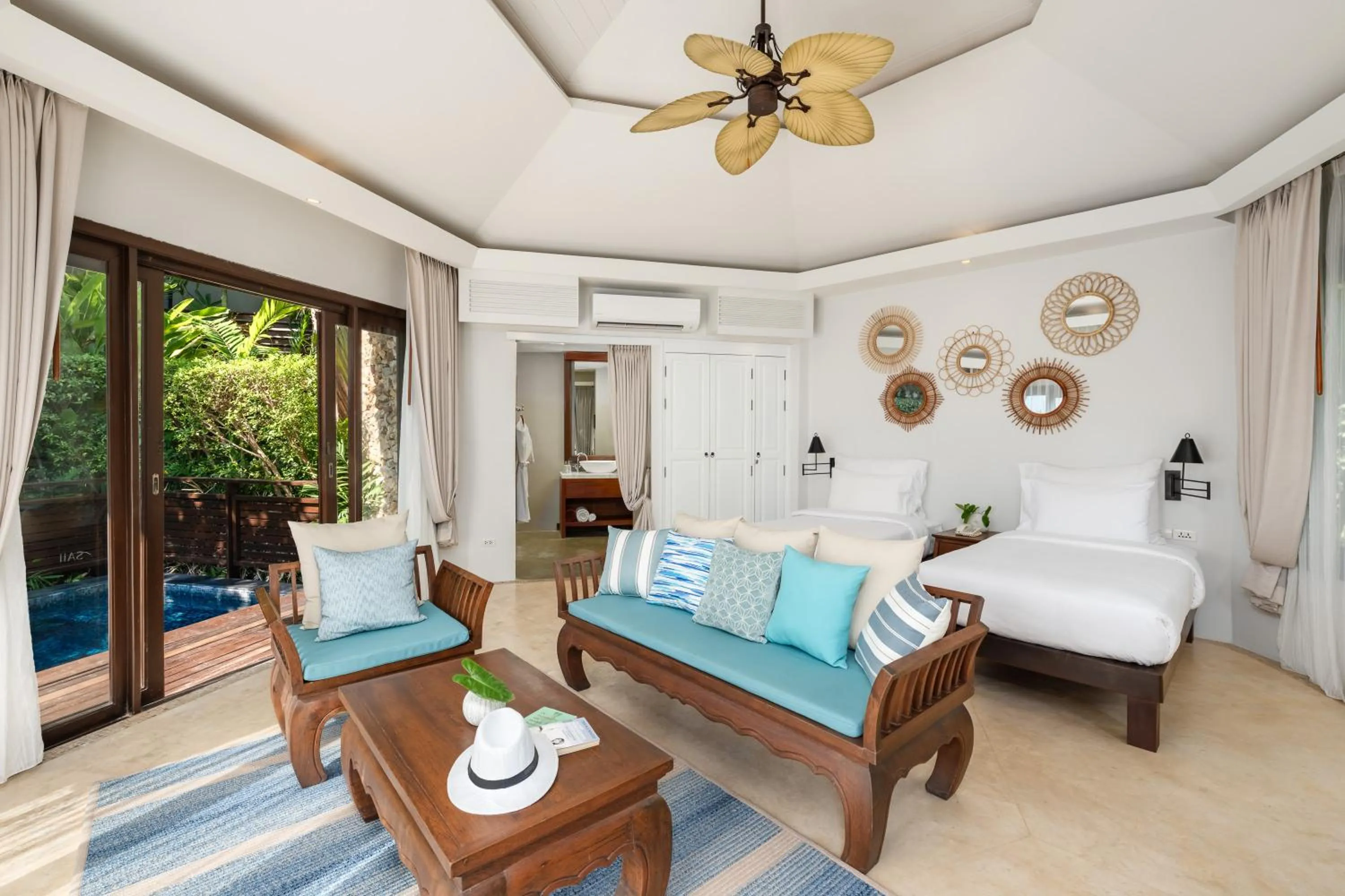 Bed in SAii Koh Samui Villas - Adult only 12 plus