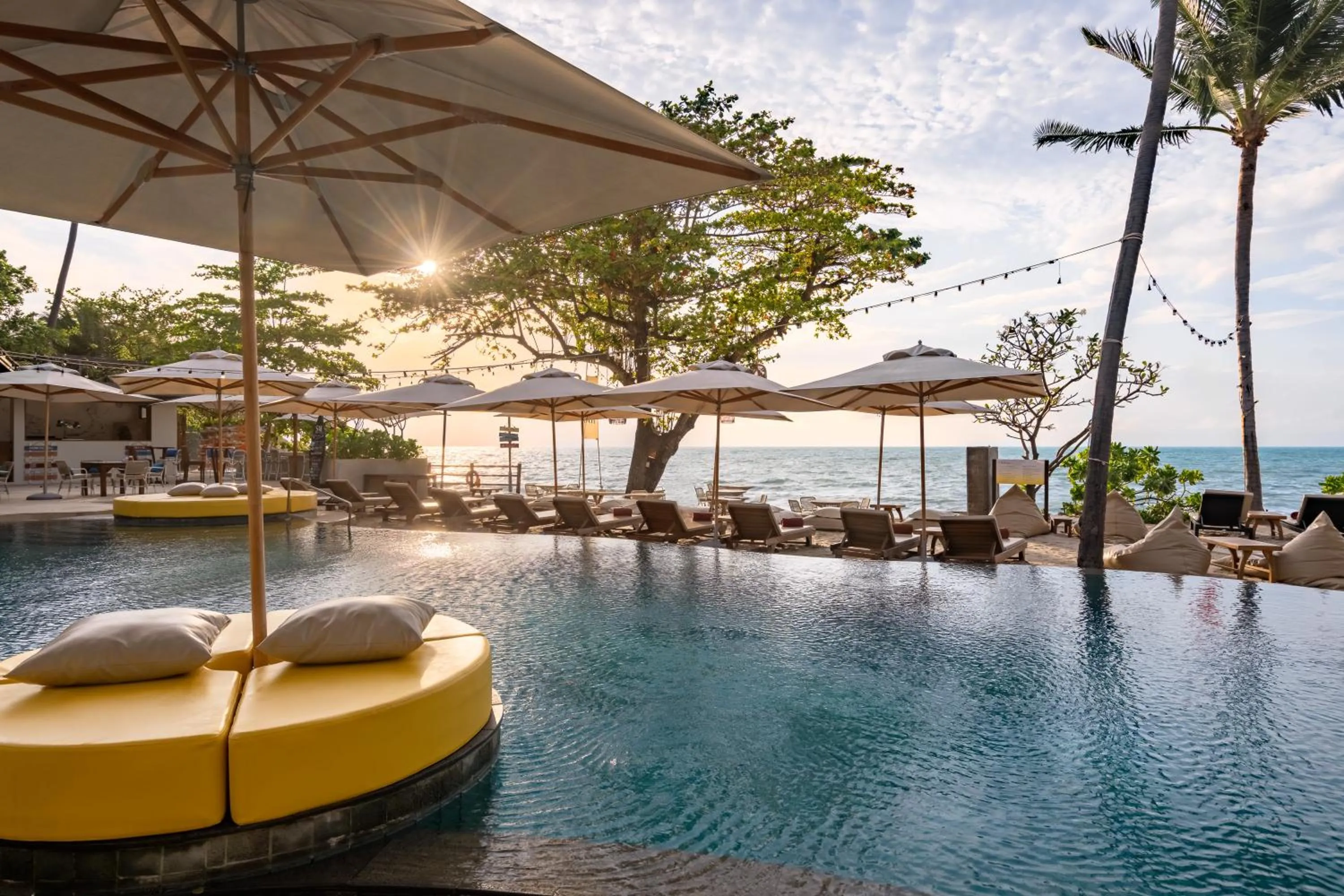 Pool view in SAii Koh Samui Villas - Adult only 12 plus