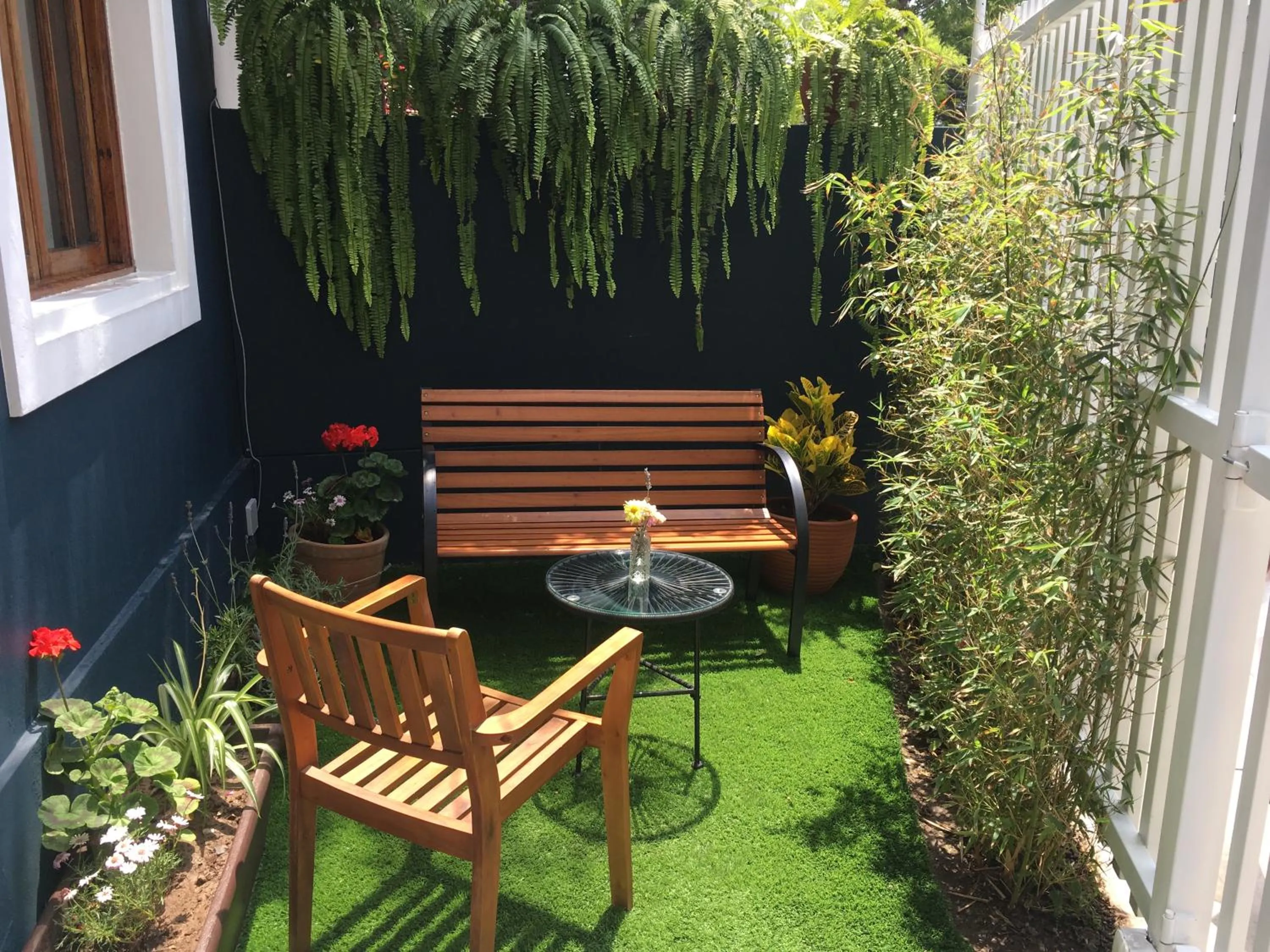 Patio in Belma Boutique Bed and Breakfast