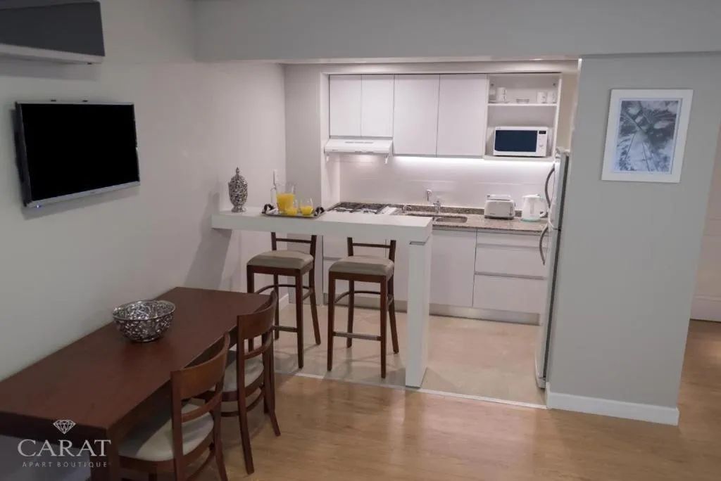 Kitchen or kitchenette in Hotel Carat Apart Boutique