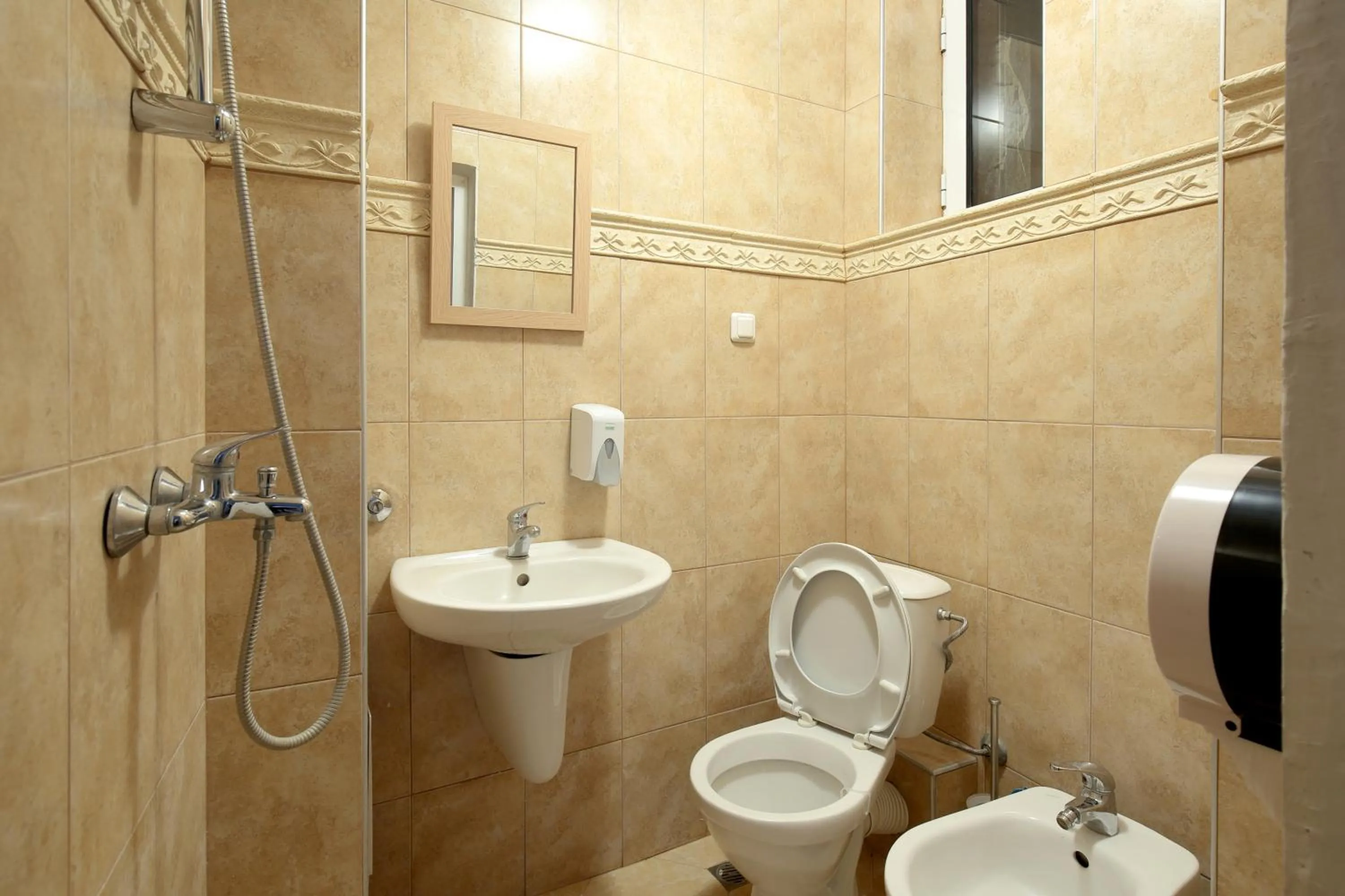 Shower in Hostel Musala