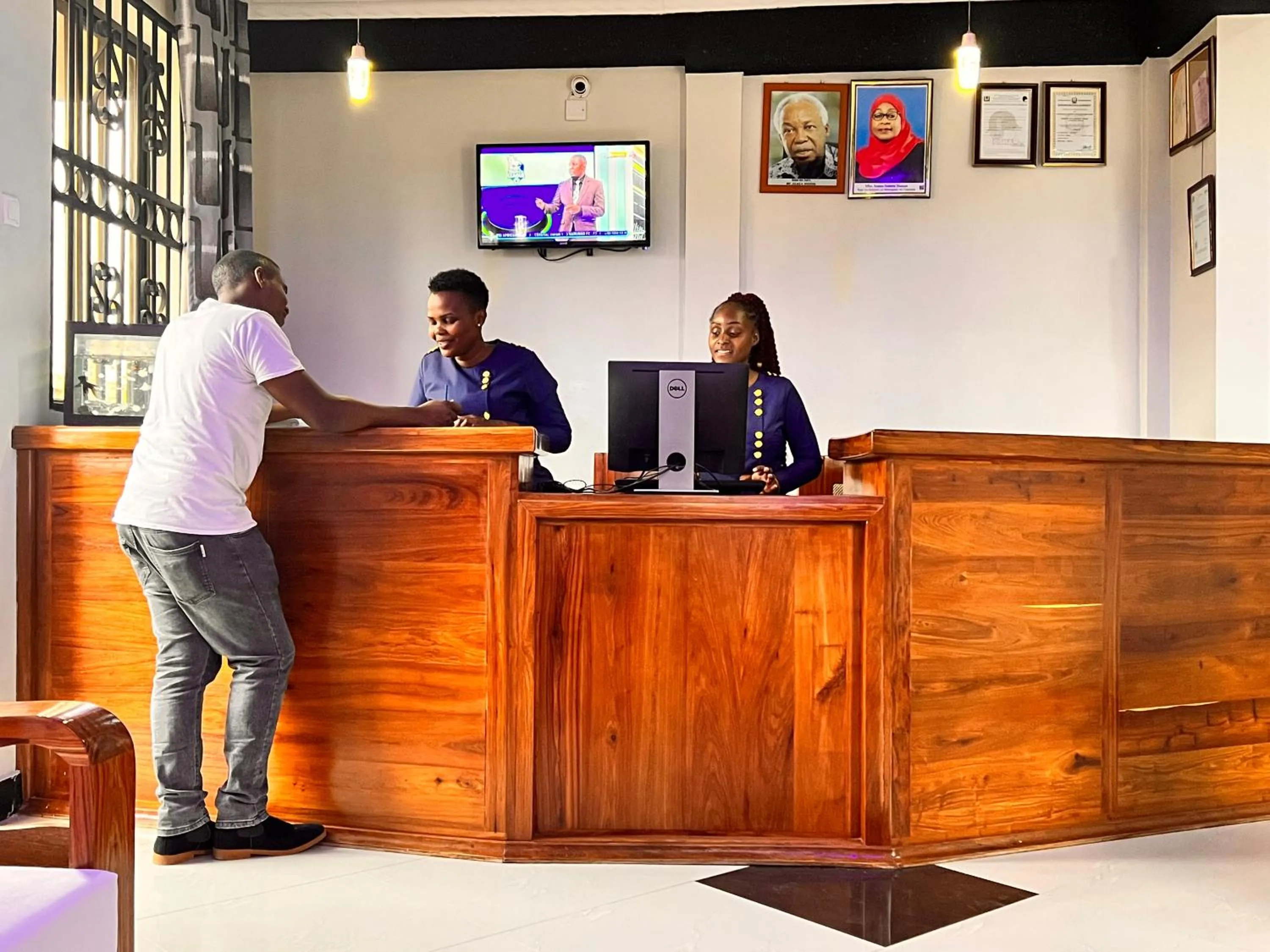 Staff in Jaden Hotel & Lounge - Arusha