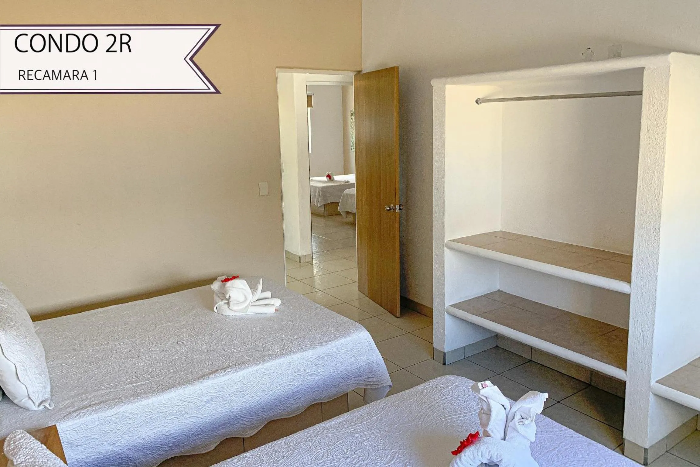 Bed in Condominios JAROJE Huatulco