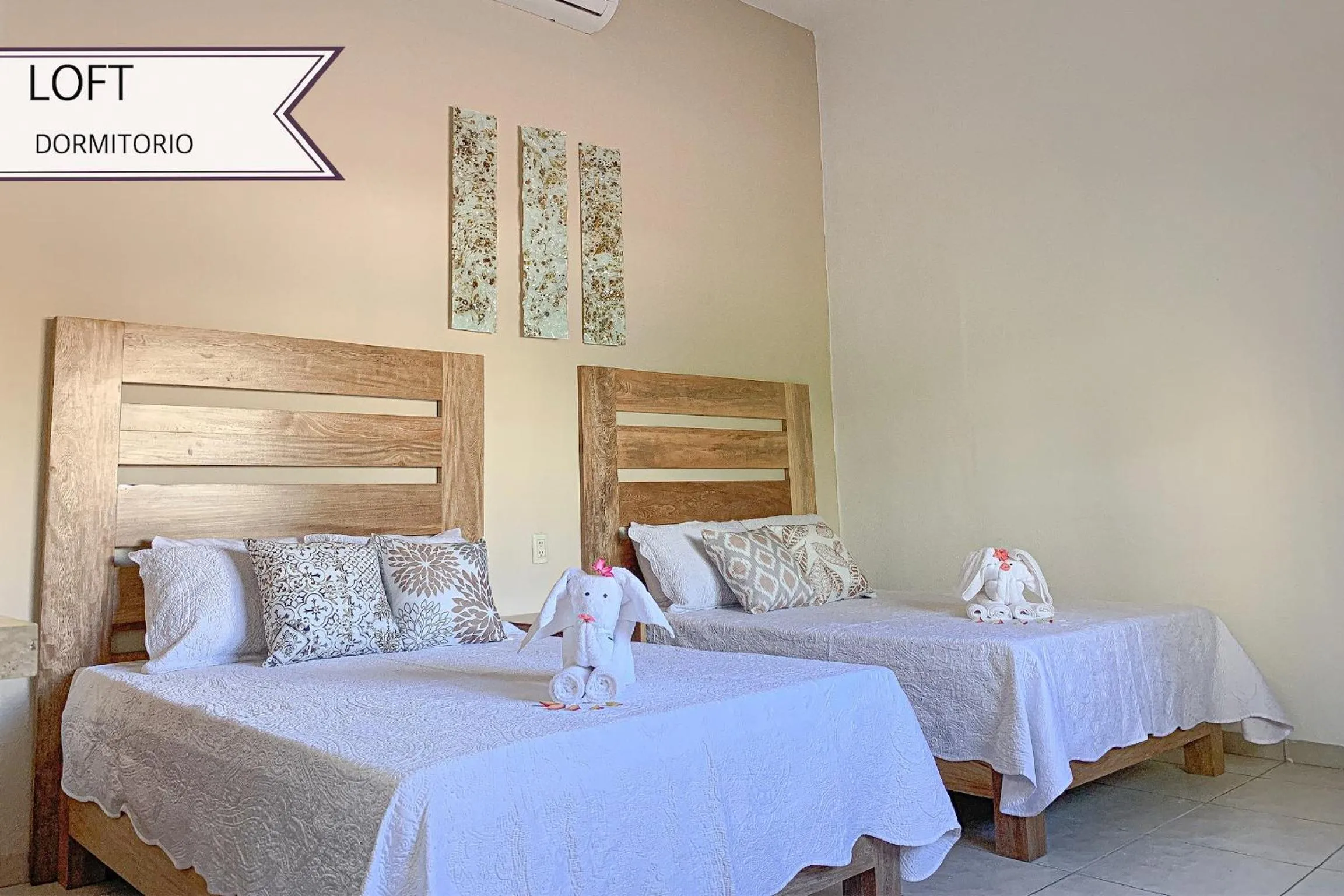 Bed in Condominios JAROJE Huatulco