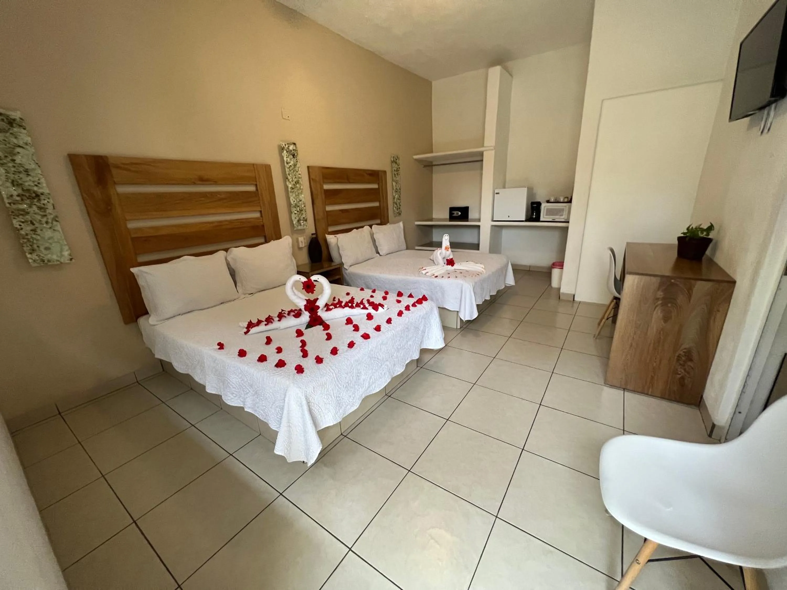 Bed in Condominios JAROJE Huatulco