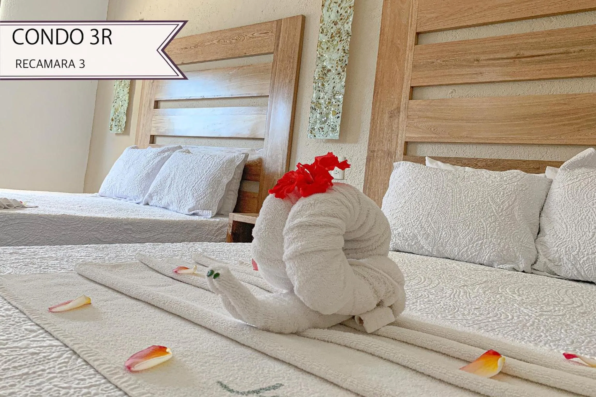 Bed in Condominios JAROJE Huatulco